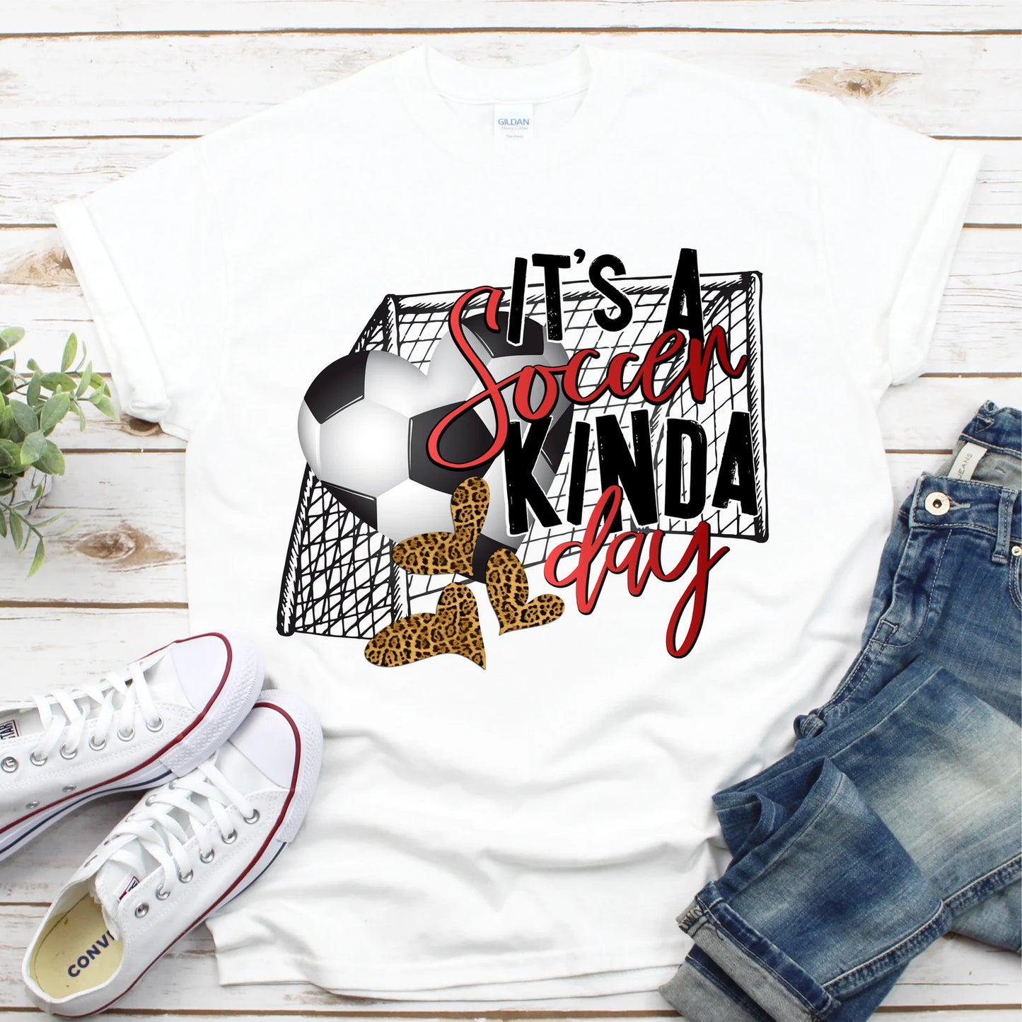 Soccer Kinda Day DTF - Texas Transfers and Designs