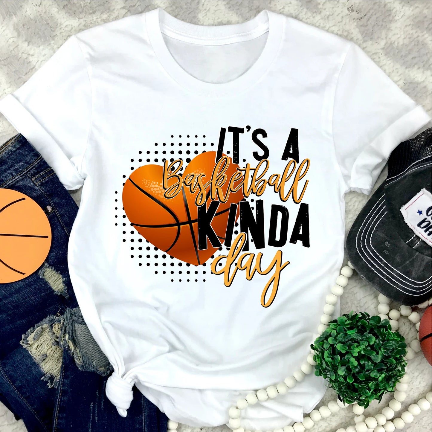 Basketball Kinda Day DTF - Texas Transfers and Designs