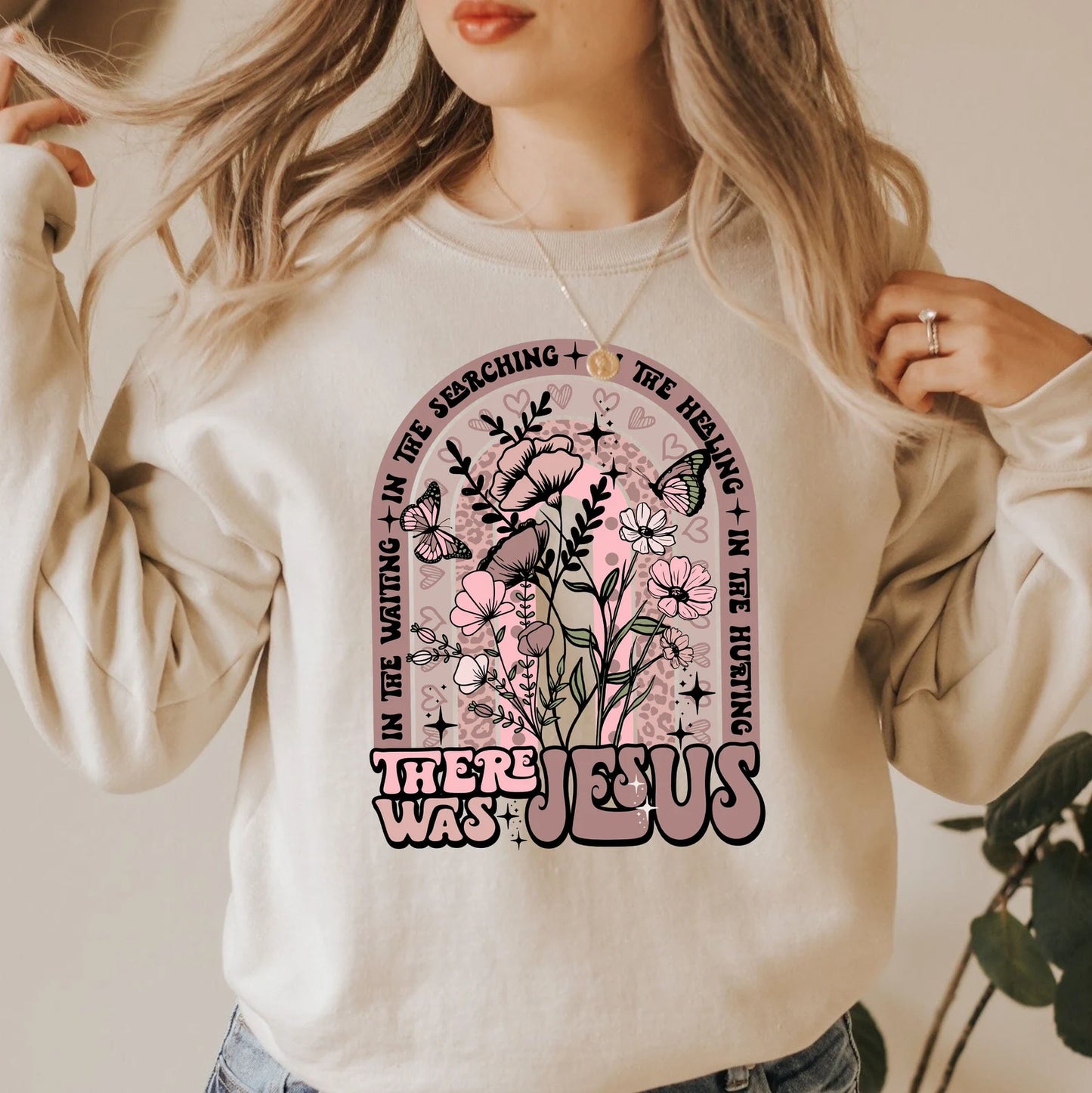 There Was Jesus DTF - Texas Transfers and Designs