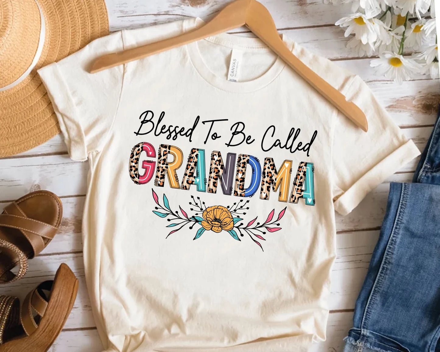 Blessed to be Called Grandma DTF - Texas Transfers and Designs