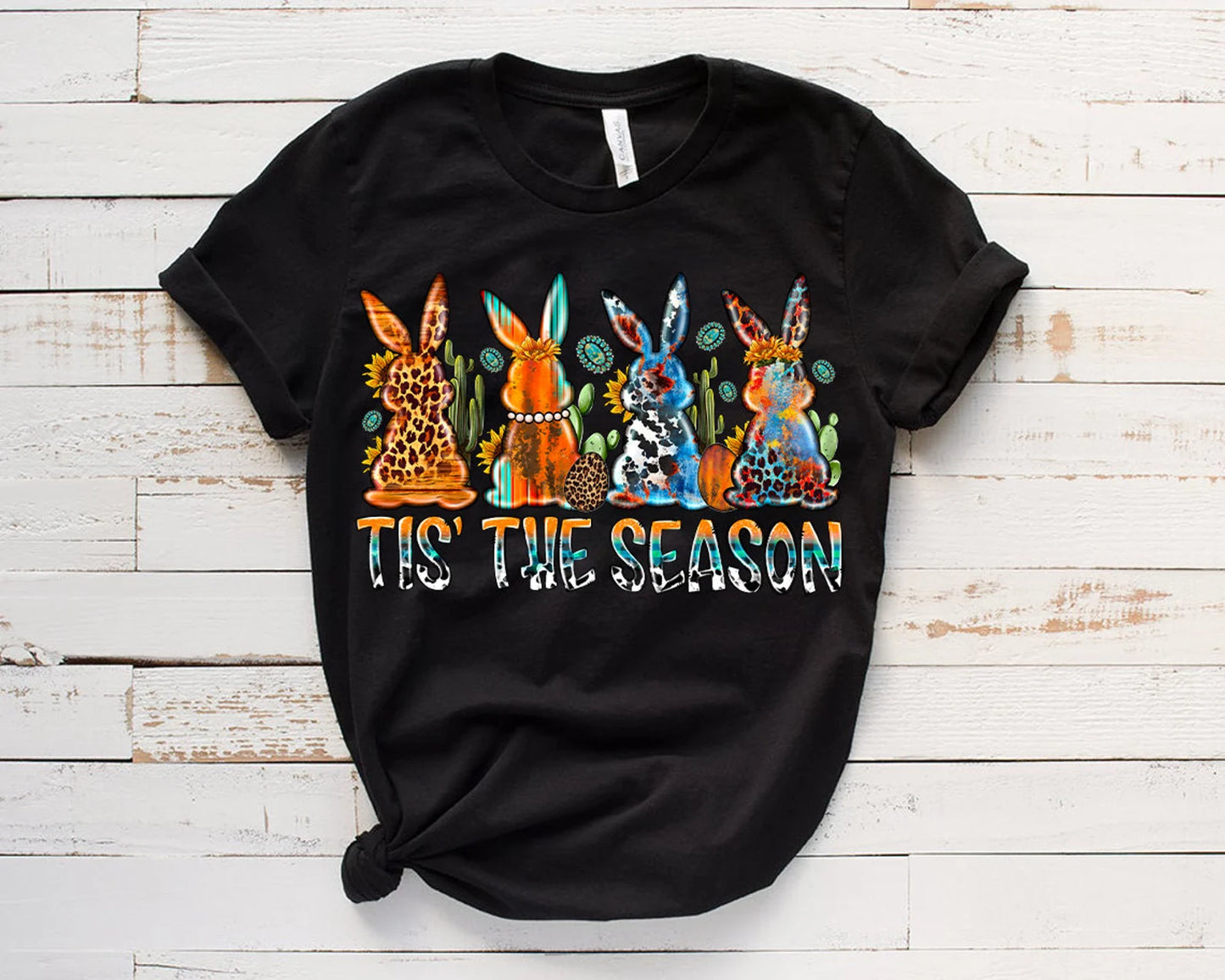 Tis the Season (Western Bunnies) DTF - Texas Transfers and Designs