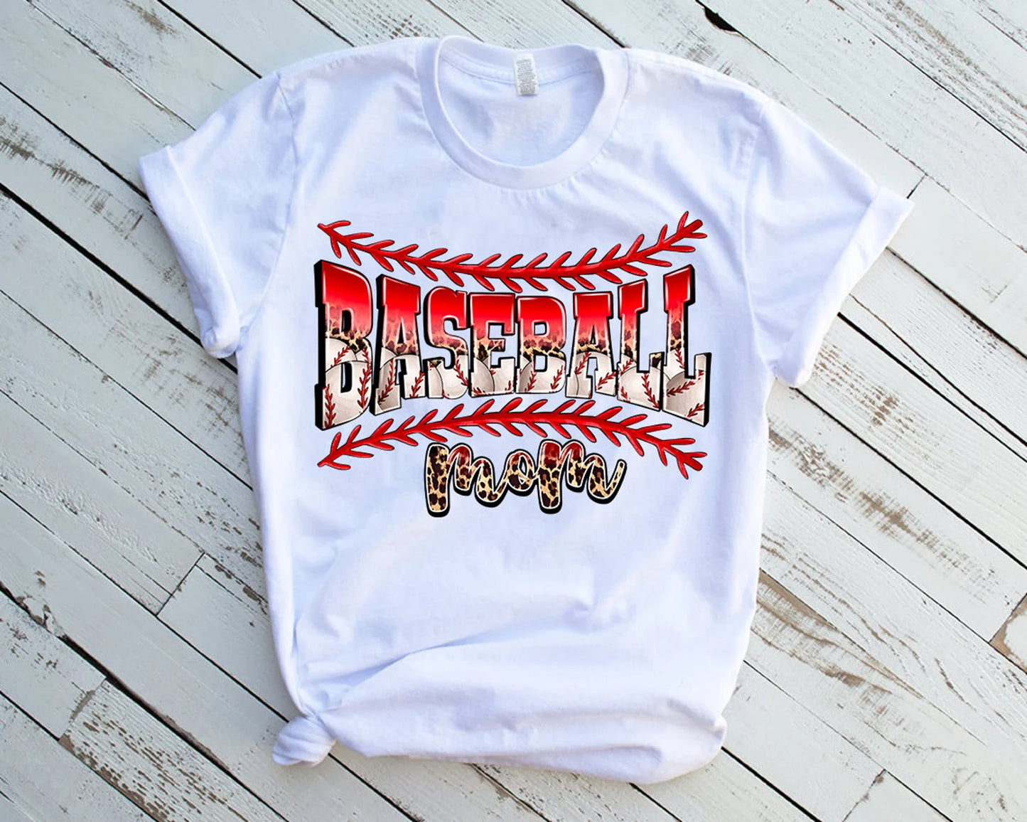 Baseball Mom (Seams) DTF - Texas Transfers and Designs