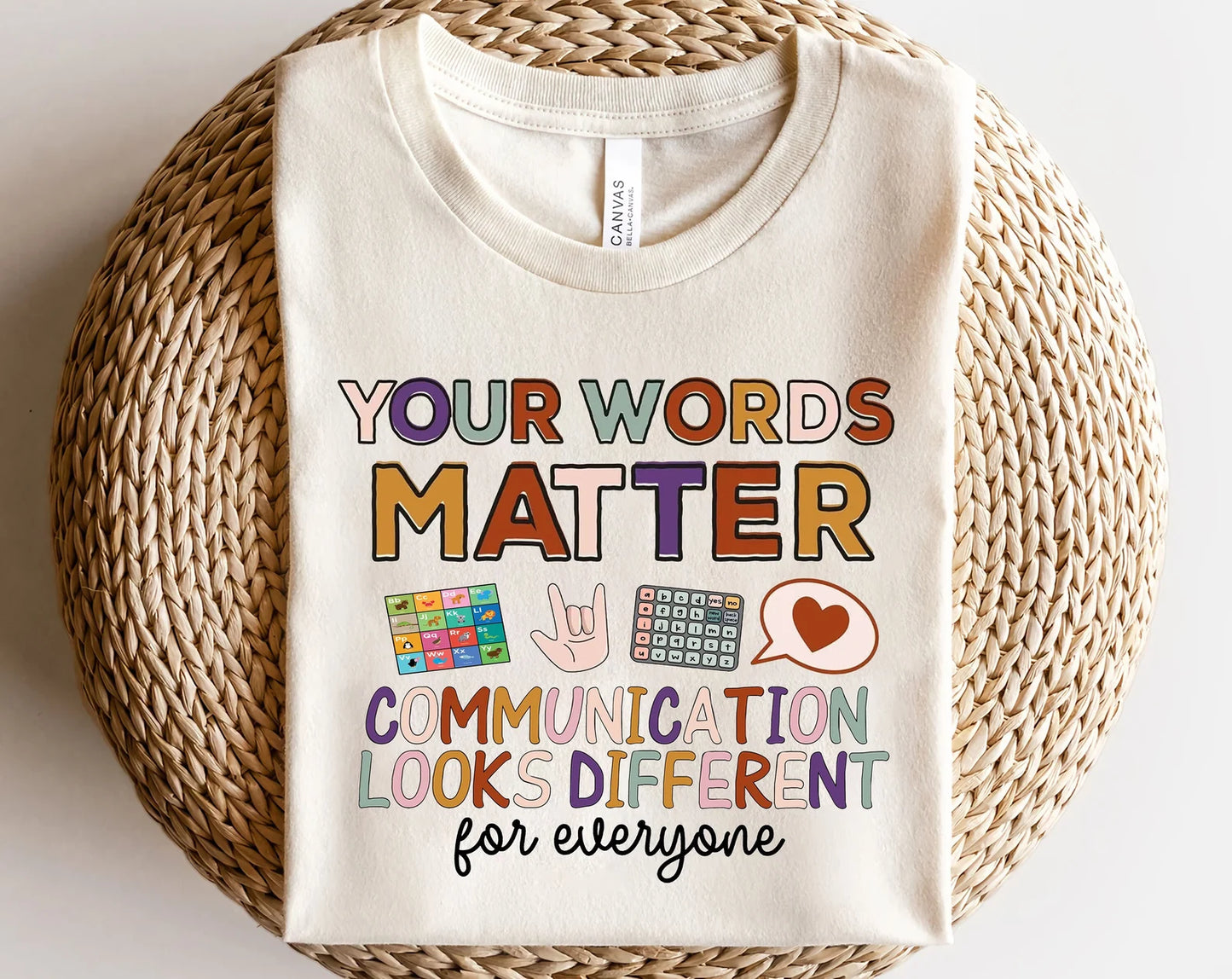 Your Words Matter (Neurodiversity) DTF - Texas Transfers and Designs