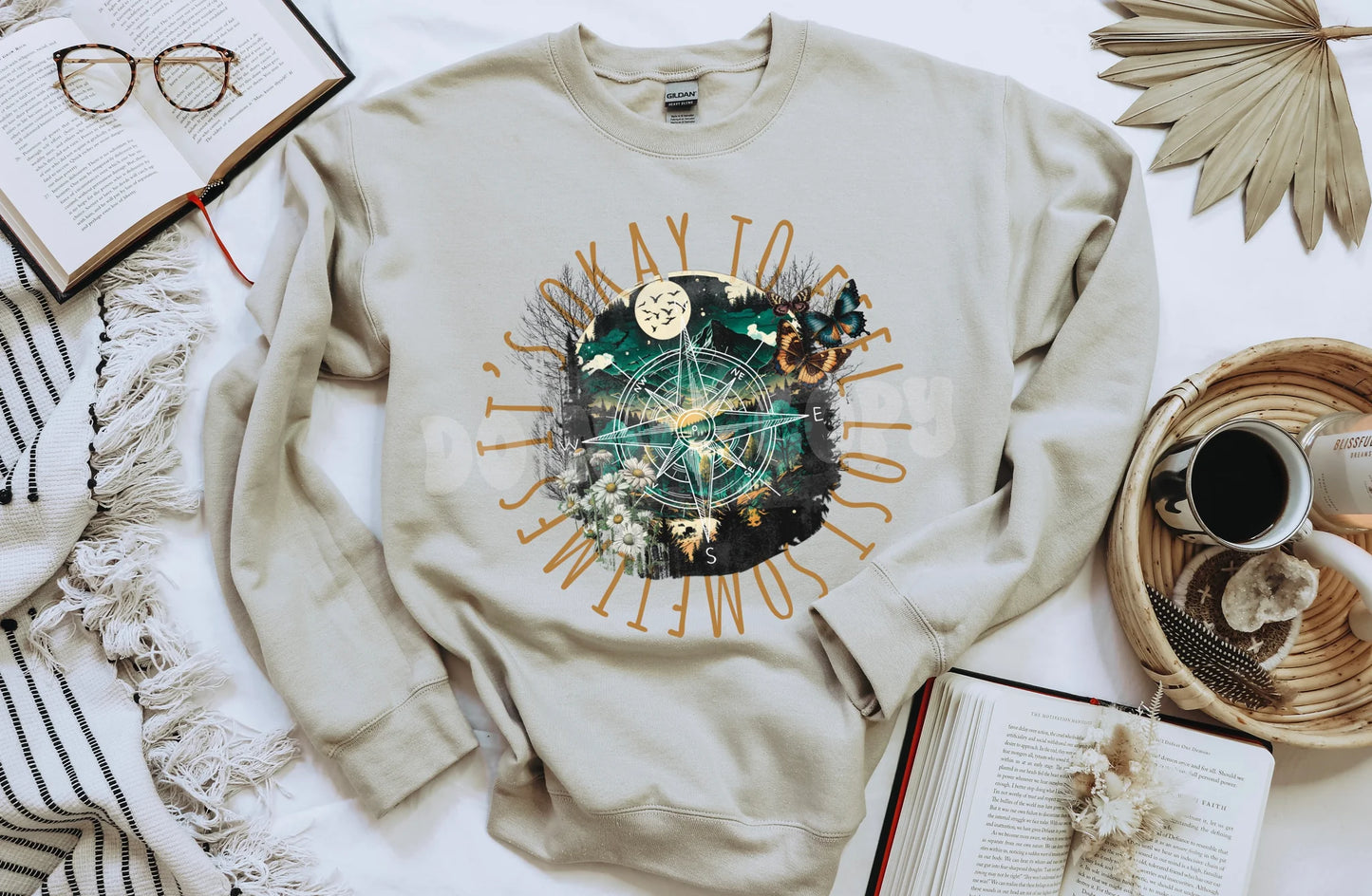 It's Okay to Feel Lost Sometimes DTF - Texas Transfers and Designs