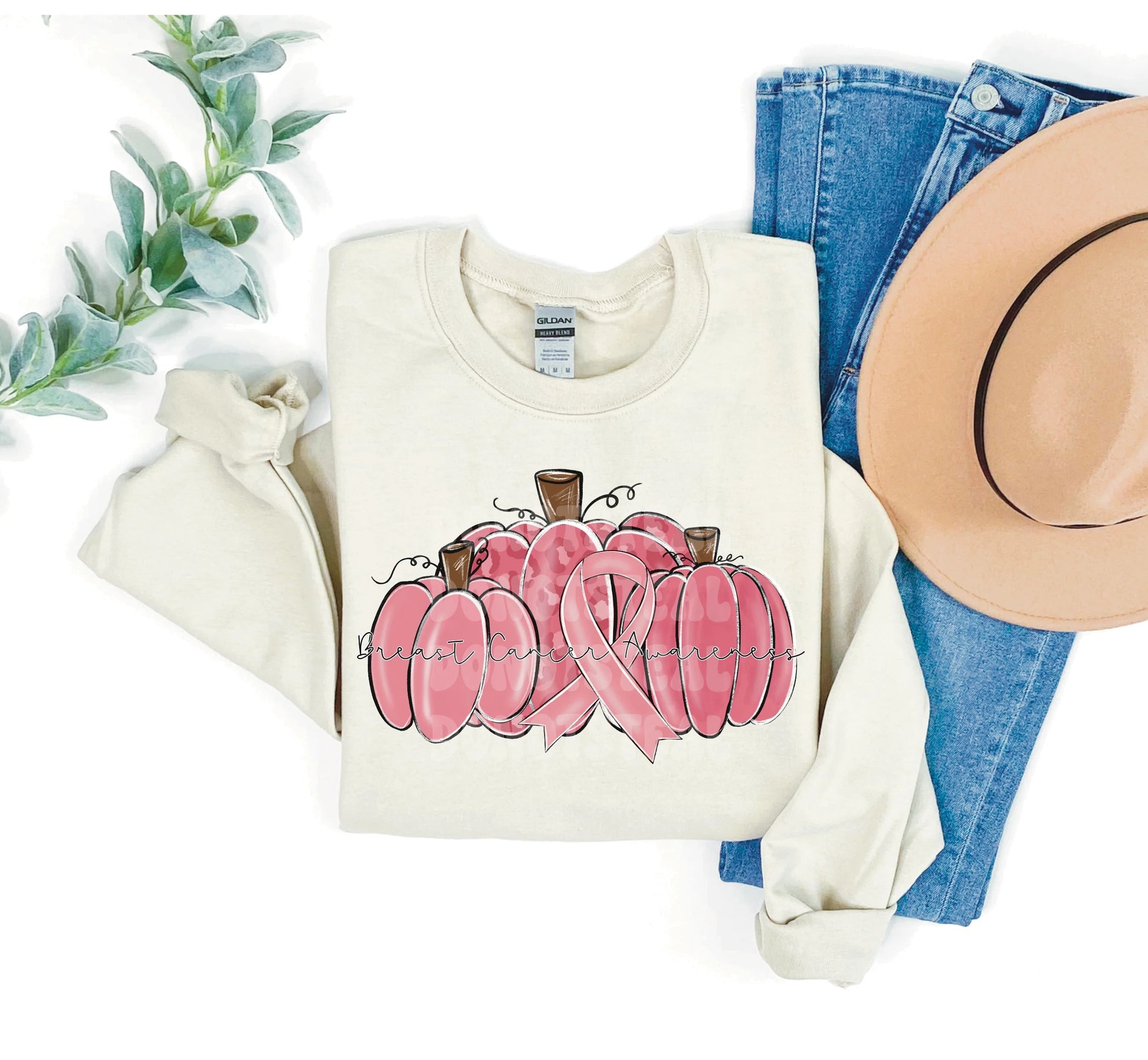 Breast Cancer Awareness Pumpkins DTF - Texas Transfers and Designs