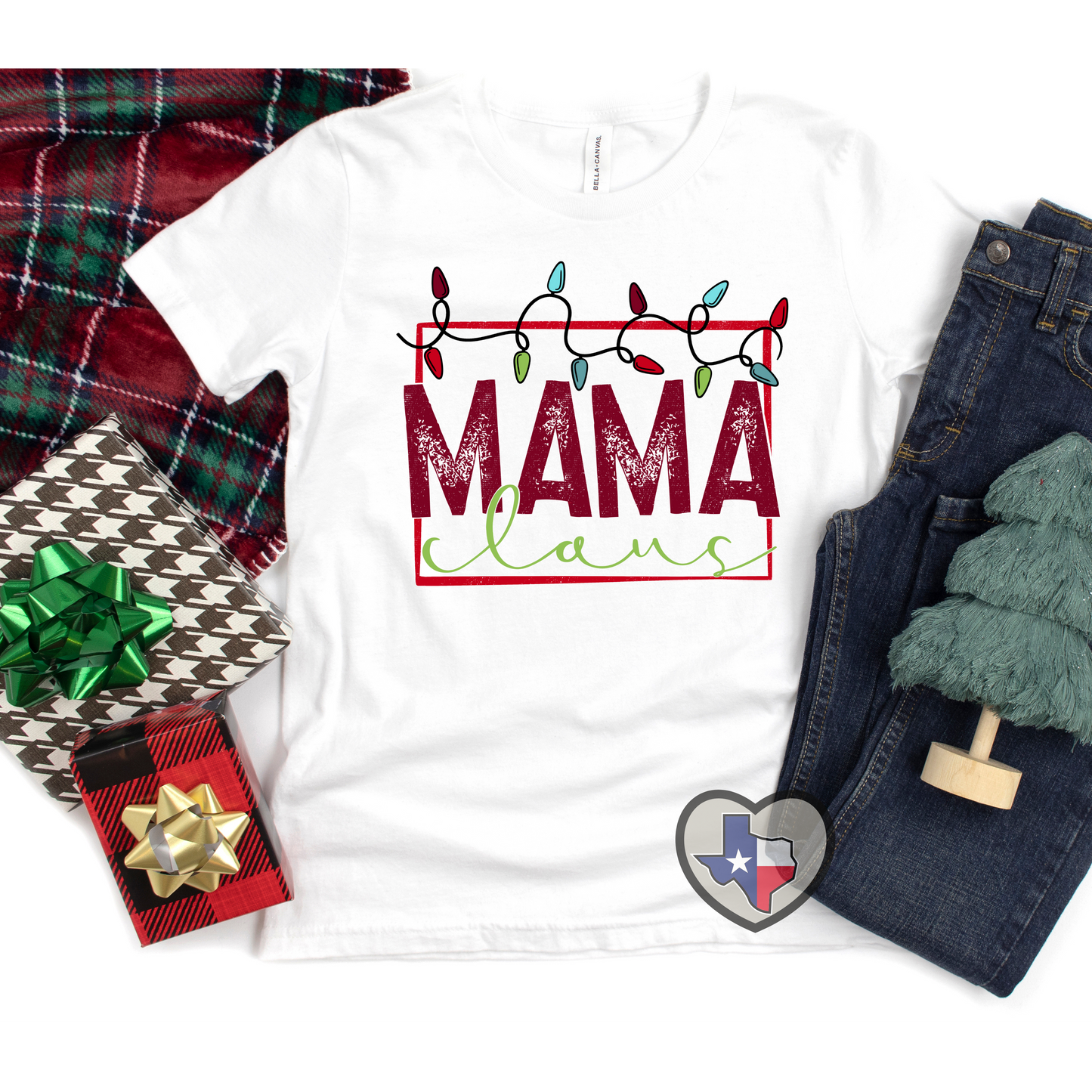 Mama Claus DTF - Texas Transfers and Designs