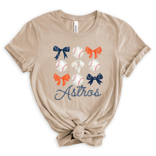 Astros Coquette DTF - Texas Transfers and Designs