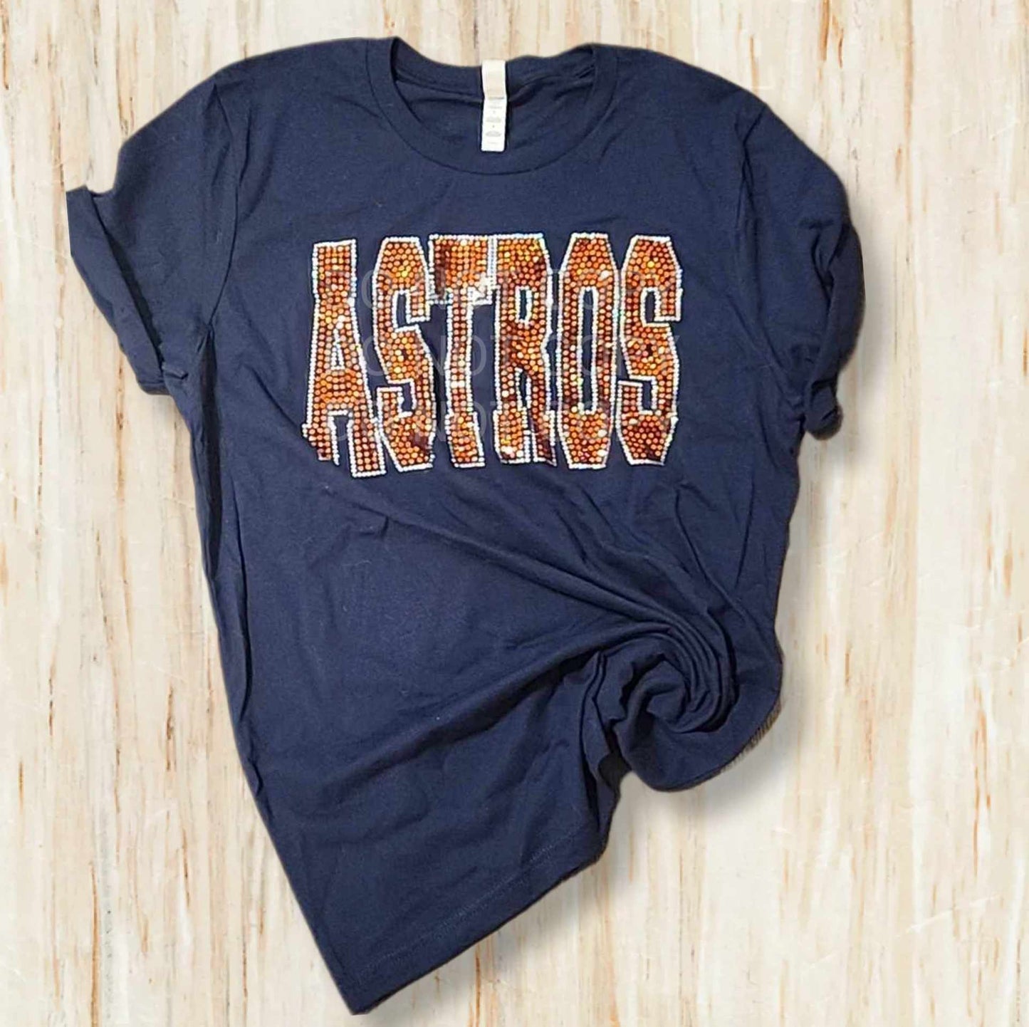 Astros Spangle Transfer - Texas Transfers and Designs