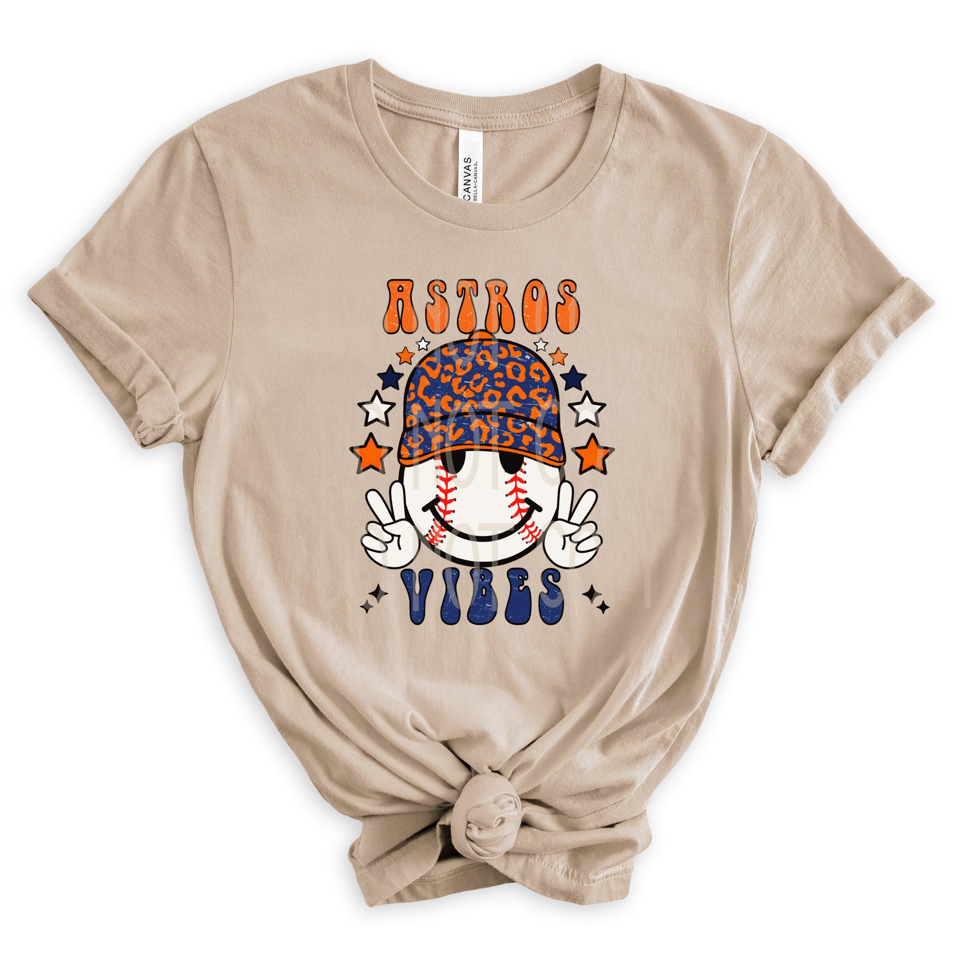 Astros Vibes Peace DTF - Texas Transfers and Designs