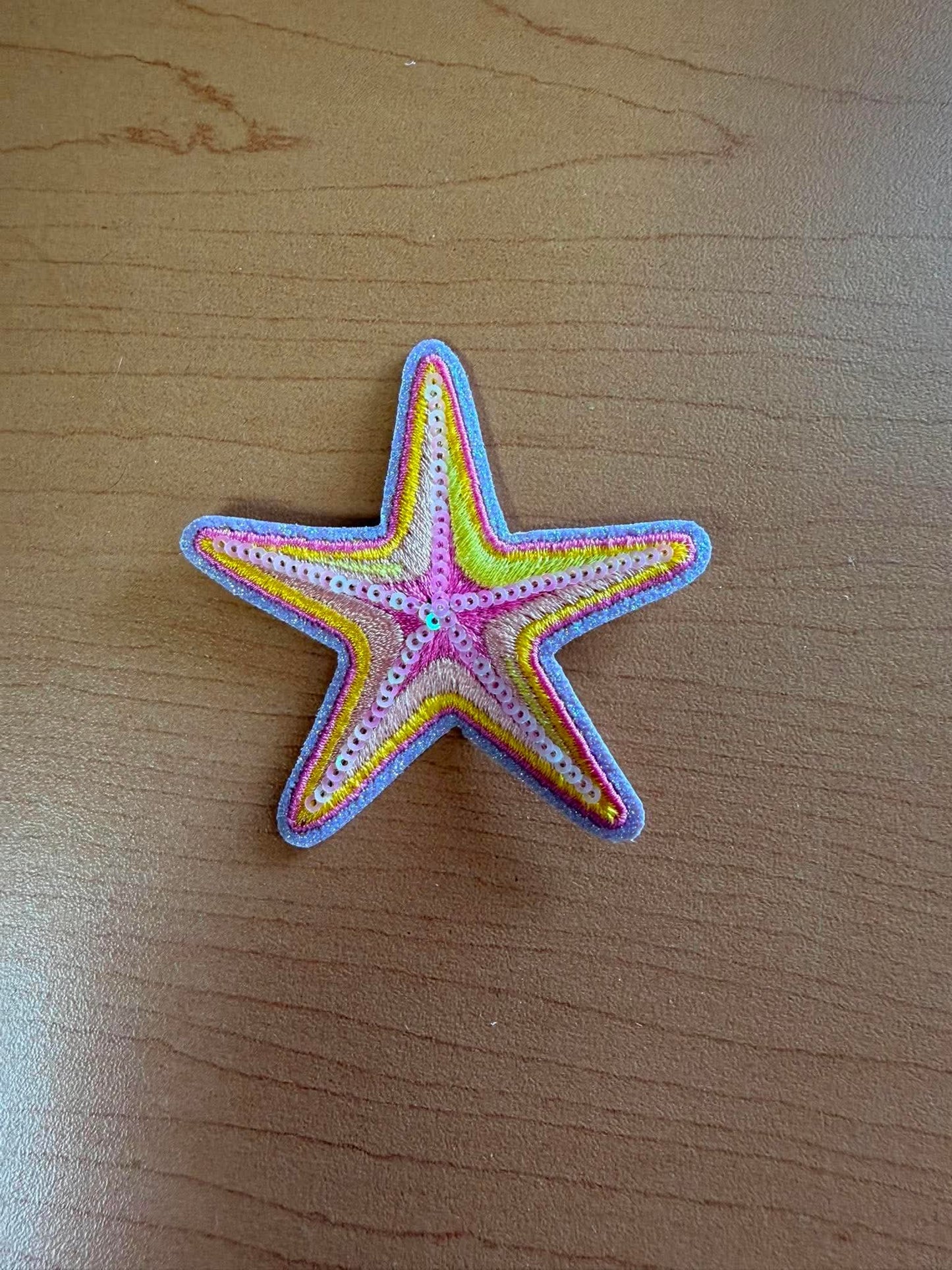 Sequin Starfish (each sold separately) Iron-On PATCH