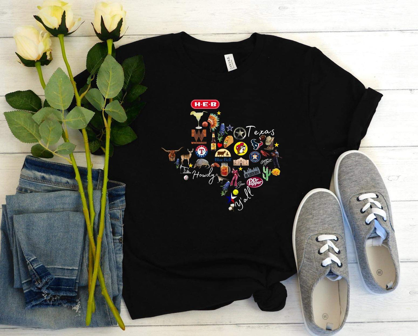 Texas Favorites Remix DTF - Texas Transfers and Designs