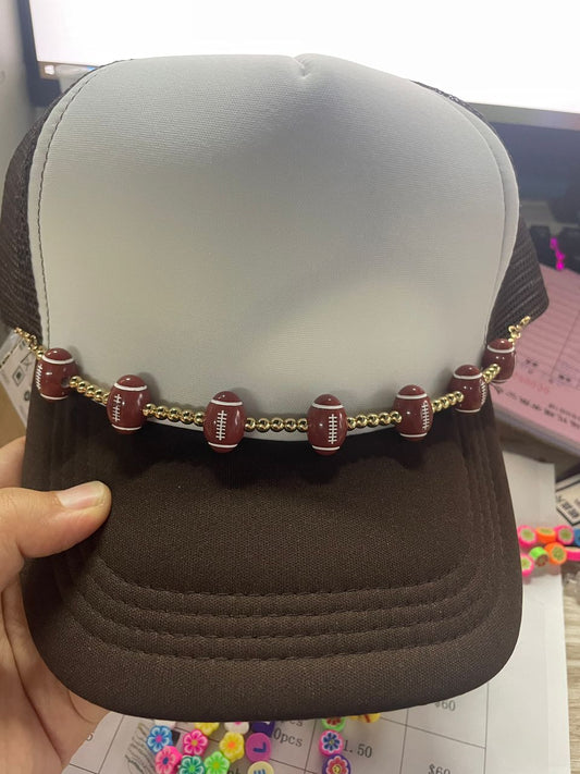 Football Hat Chains (Multiple Options) - Texas Transfers and Designs