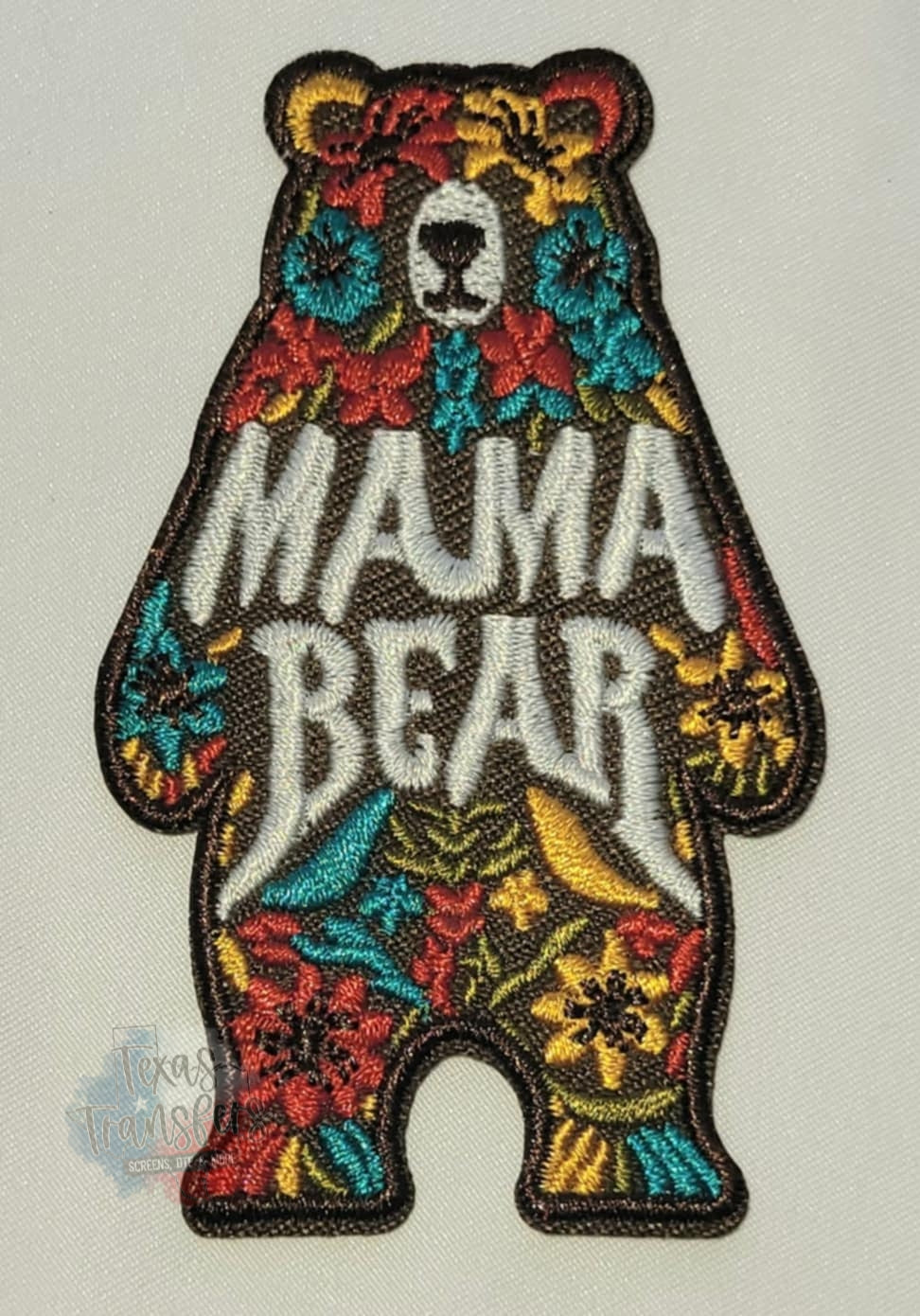 Mama Bear Iron-On Patch - Texas Transfers and Designs