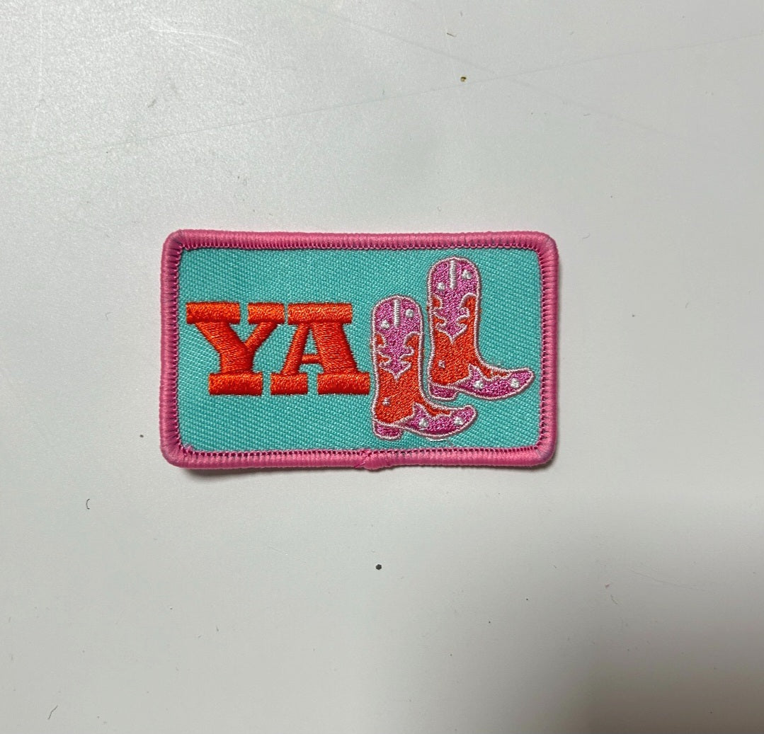 Y'all Boots Iron-On PATCH - Texas Transfers and Designs