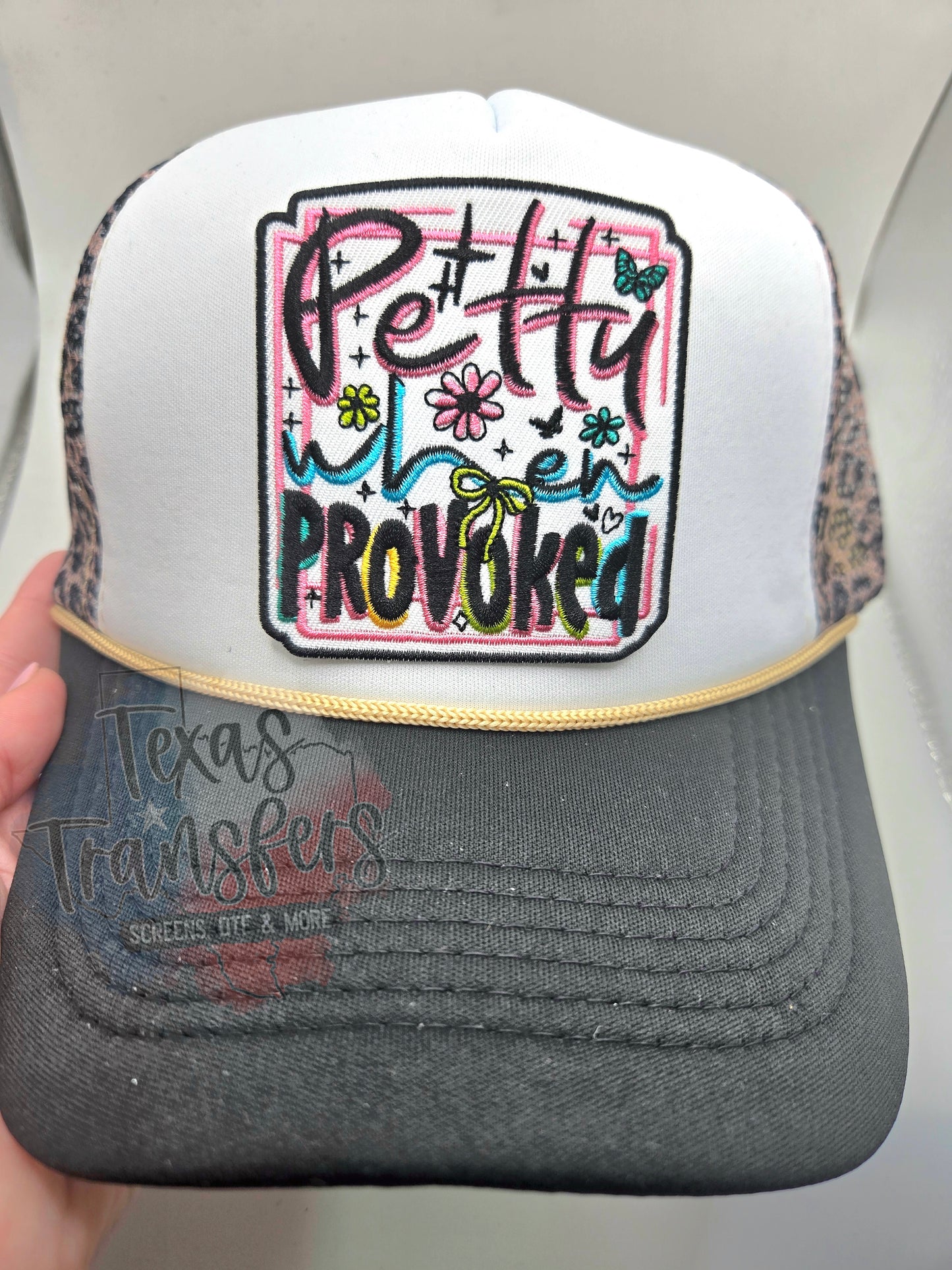 Petty When Provoked Iron-On PATCH - Texas Transfers and Designs