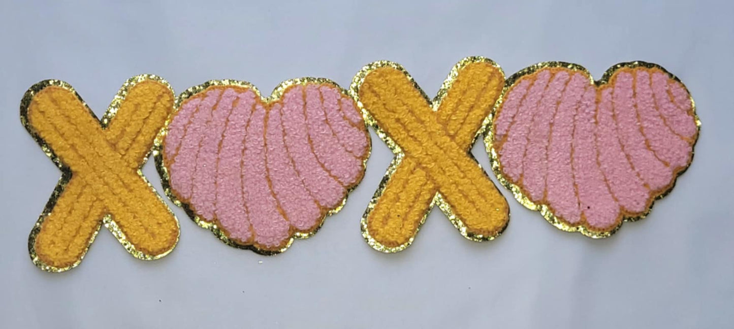 XOXO Churro/Concha XL Iron-On Patch - Texas Transfers and Designs