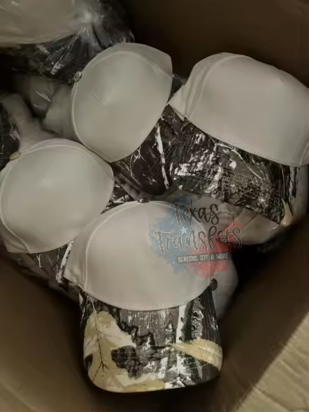 Leaf Camo Brim Canvas Blank Hat - Texas Transfers and Designs