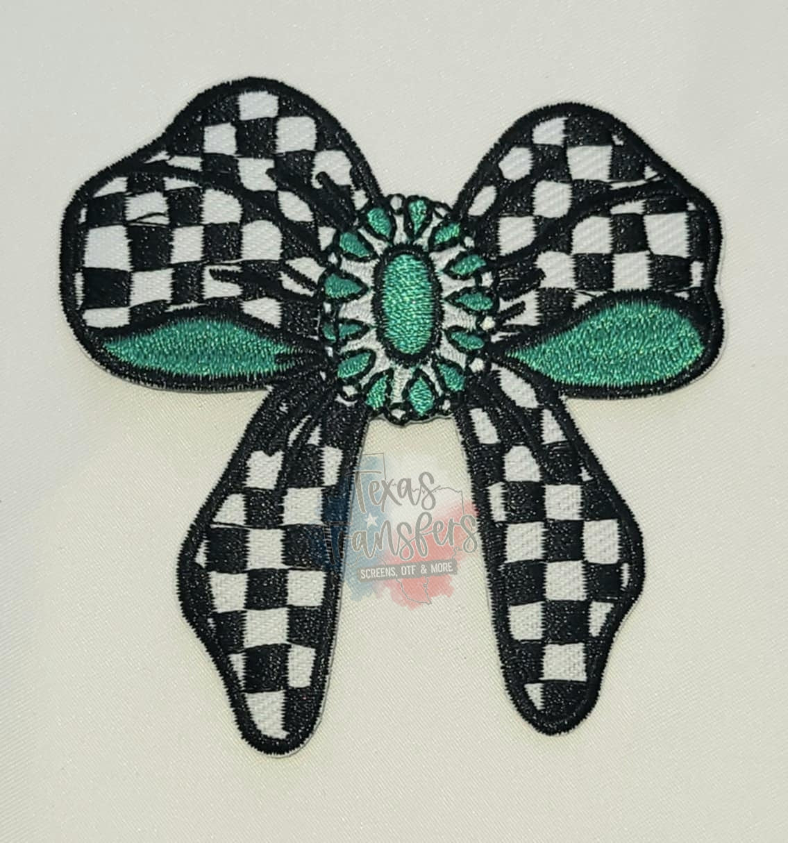 Squash Blossom Bow Iron-On Patch - Texas Transfers and Designs