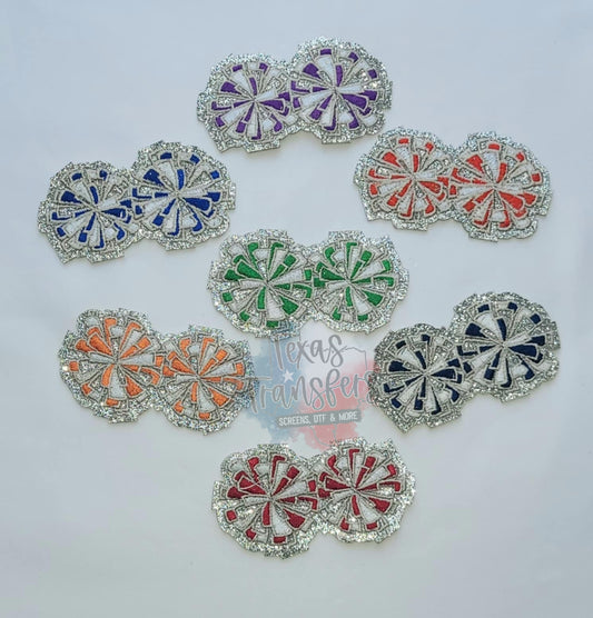 Pom Poms Iron-On Patch - Texas Transfers and Designs