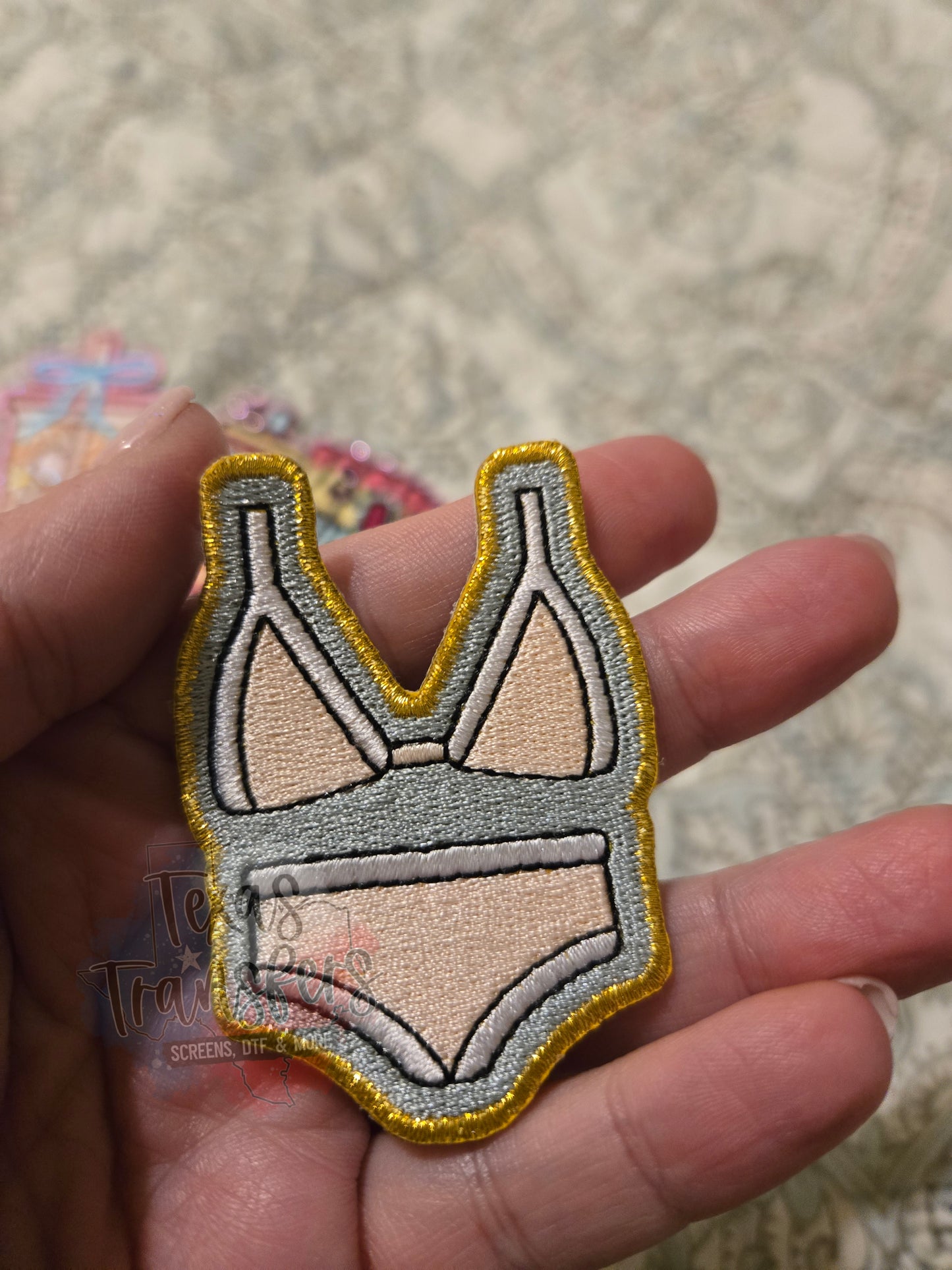 Swimsuit Iron-On PATCH - Texas Transfers and Designs