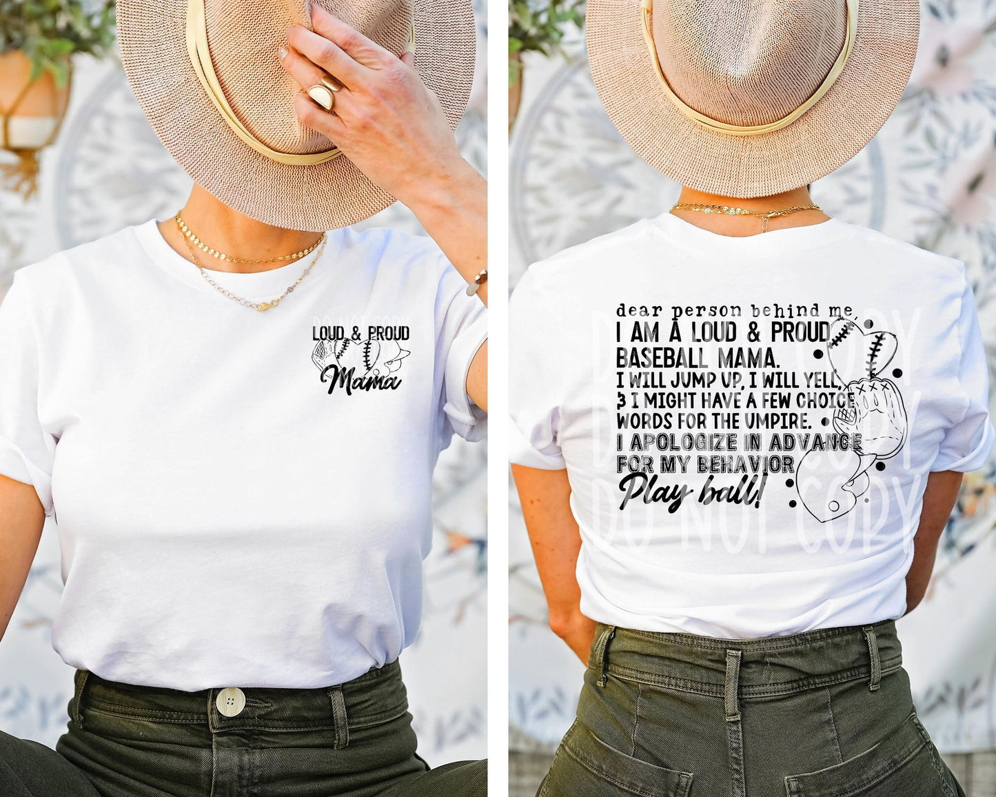 Dear Person Behind Me (BASEBALL) *EXCLUSIVE* - Texas Transfers and Designs