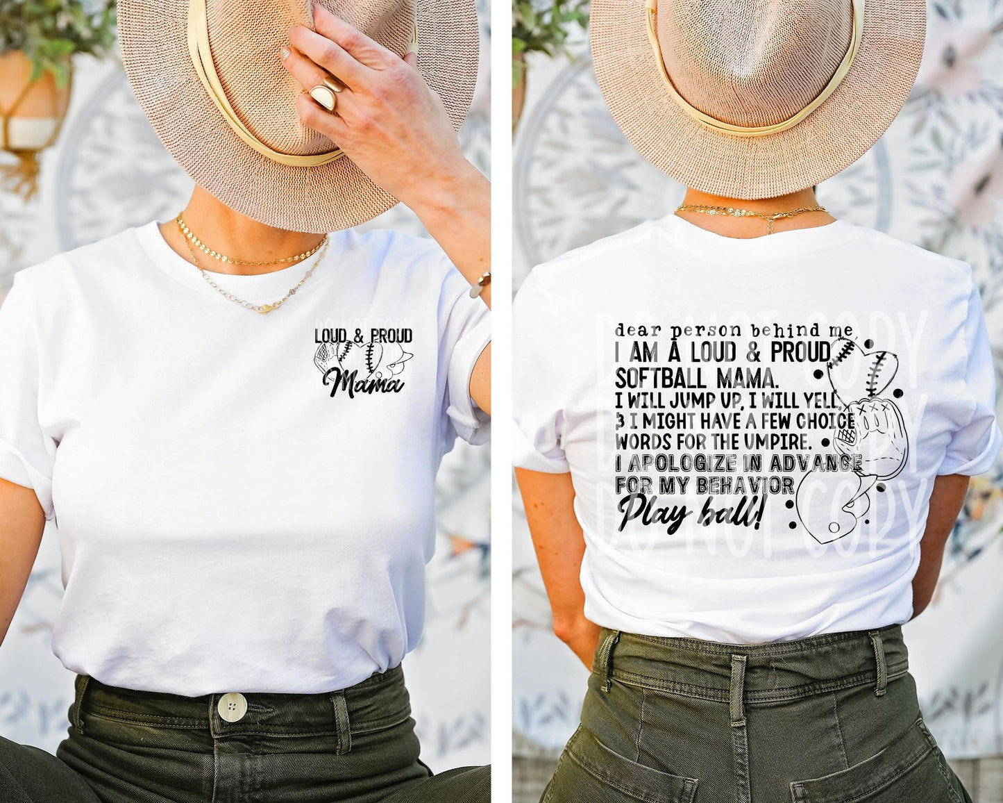 Dear Person Behind Me (SOFTBALL) *EXCLUSIVE* - Texas Transfers and Designs
