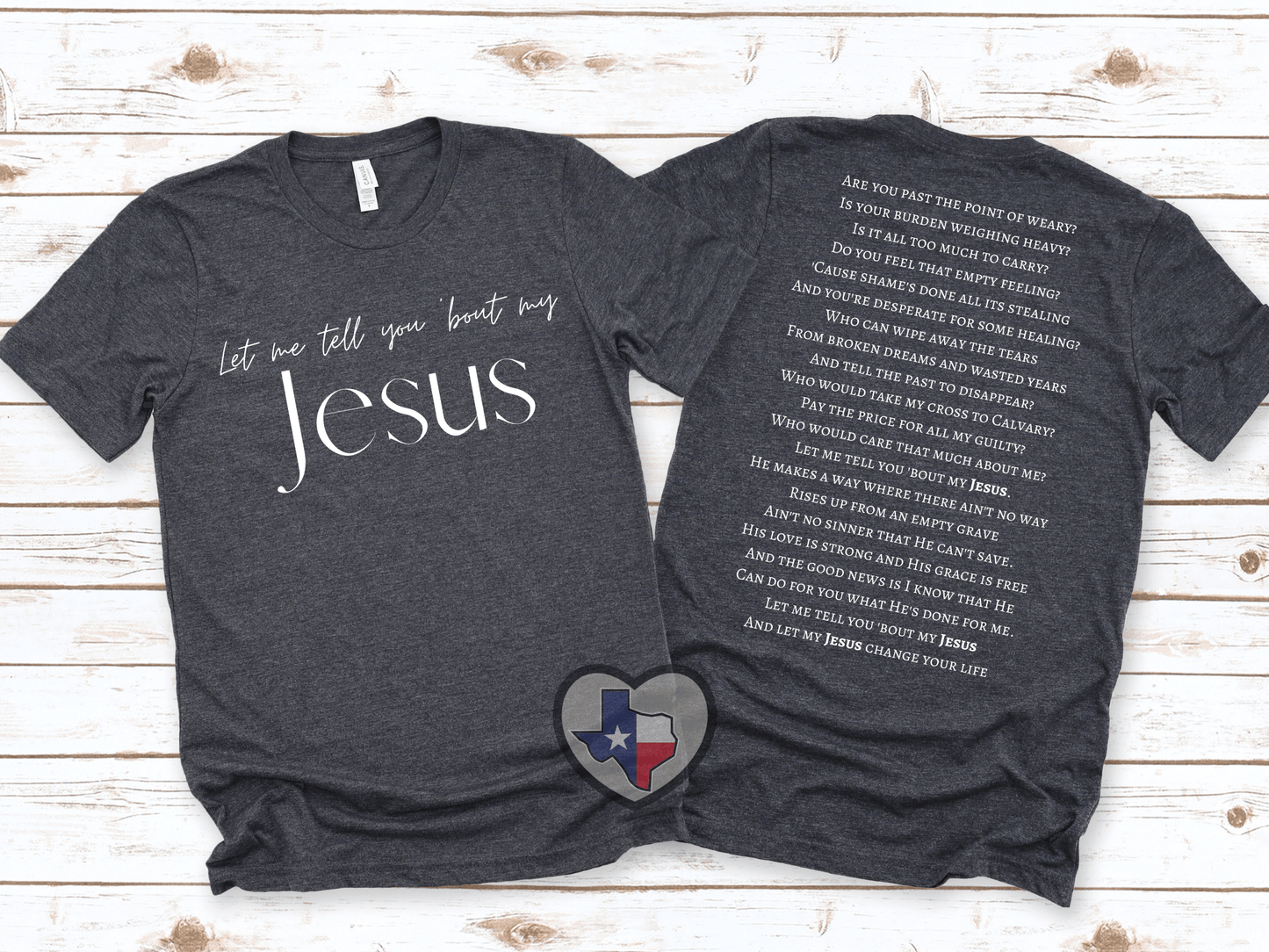 Let Me Tell You 'Bout My Jesus SET *EXCLUSIVE* - Texas Transfers and Designs