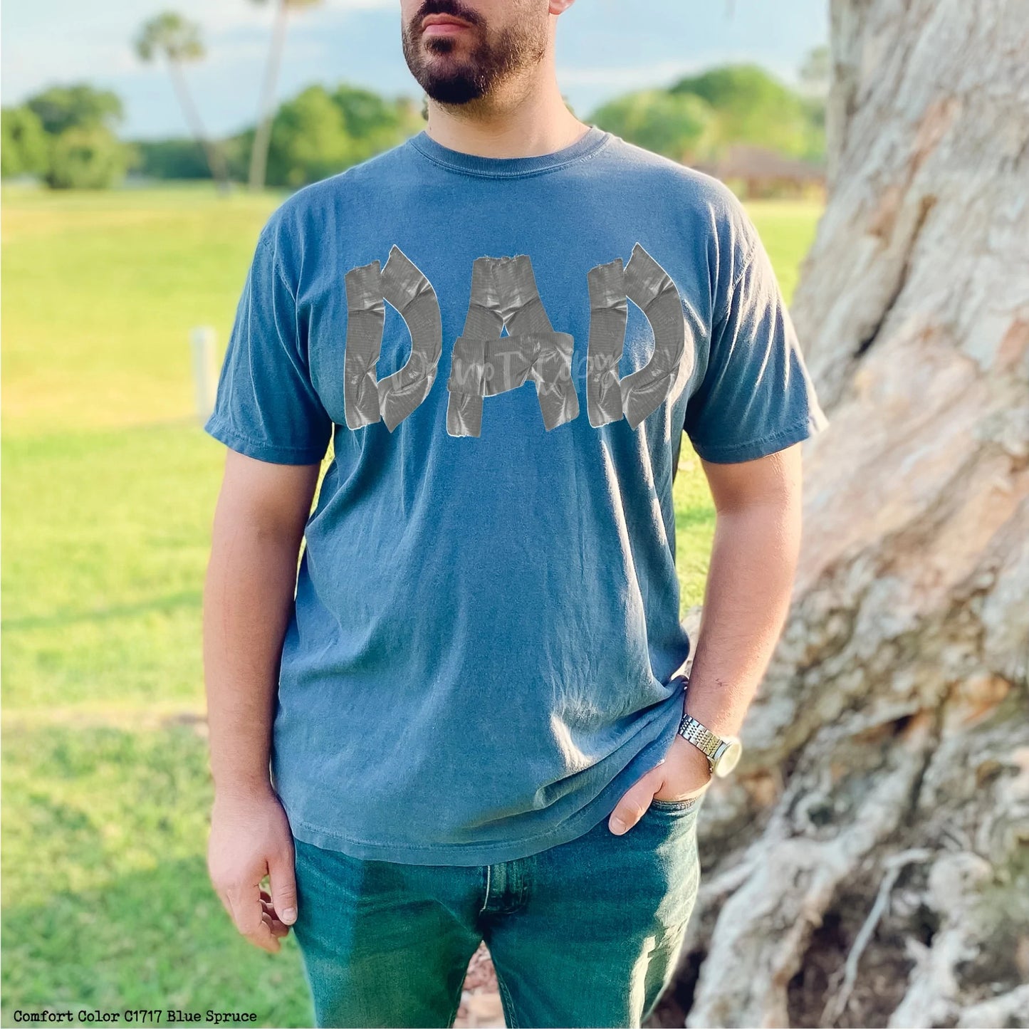 Dad Duct Tape HIGH HEAT - Texas Transfers and Designs