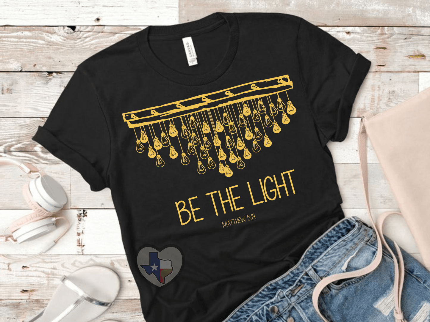 Be The Light (Adult) - Texas Transfers and Designs