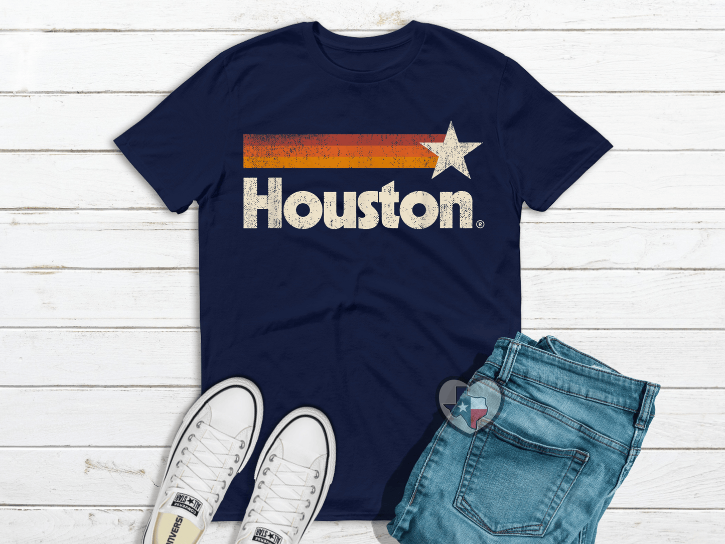 Houston Retro Astros HIGH HEAT - Texas Transfers and Designs