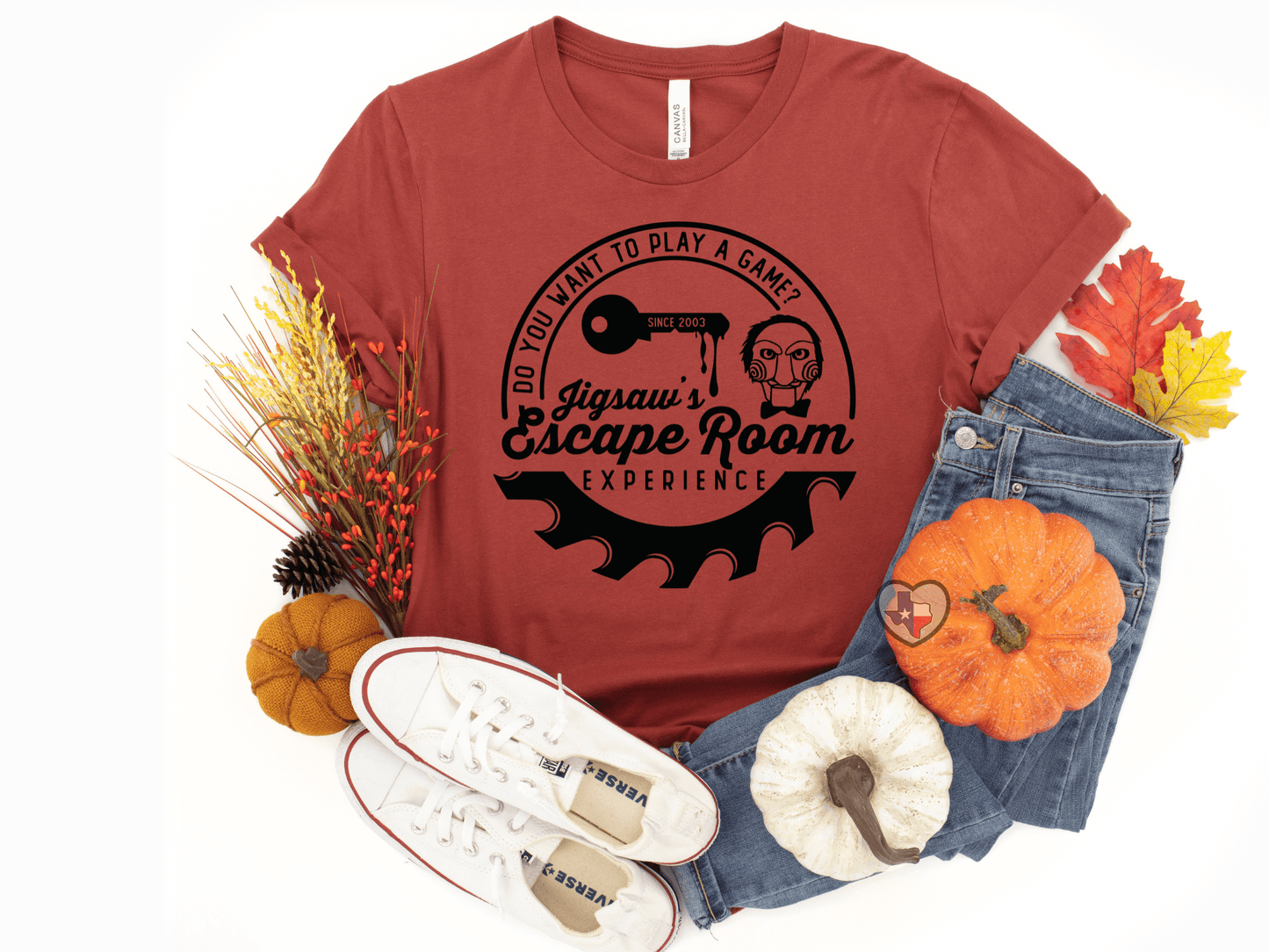 Jigsaw's Escape Room - Texas Transfers and Designs