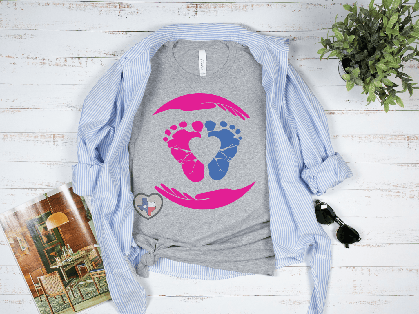 Pro Life/Infant Loss/Miscarriage Awareness *EXCLUSIVE* - Texas Transfers and Designs