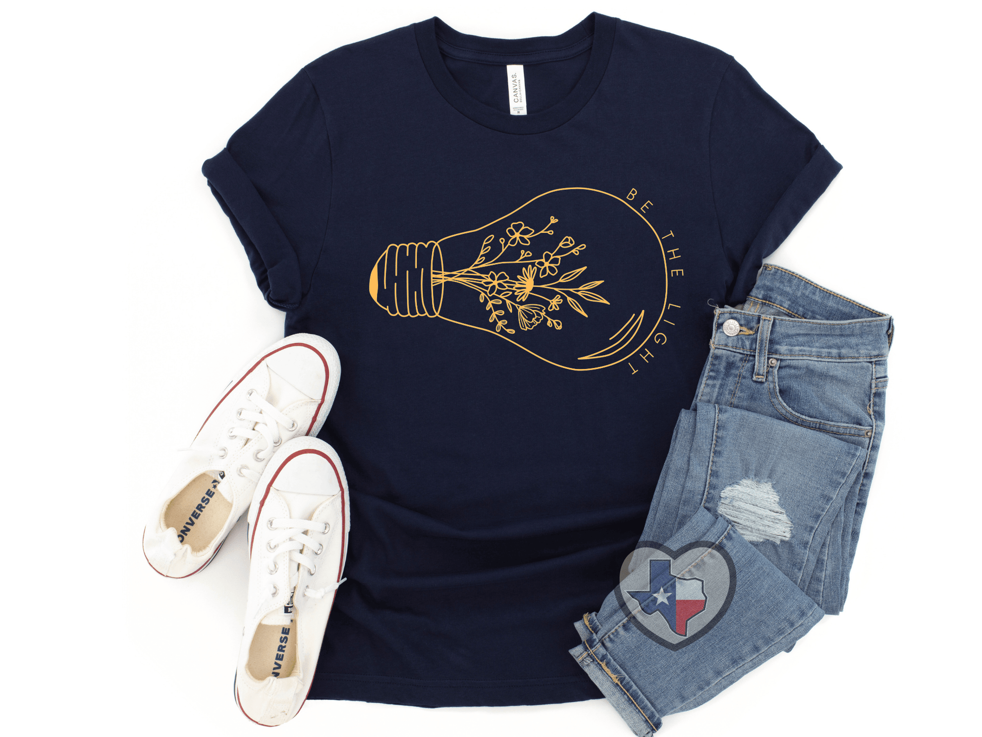 Be The Light (Yellow Gold) *EXCLUSIVE* - Texas Transfers and Designs