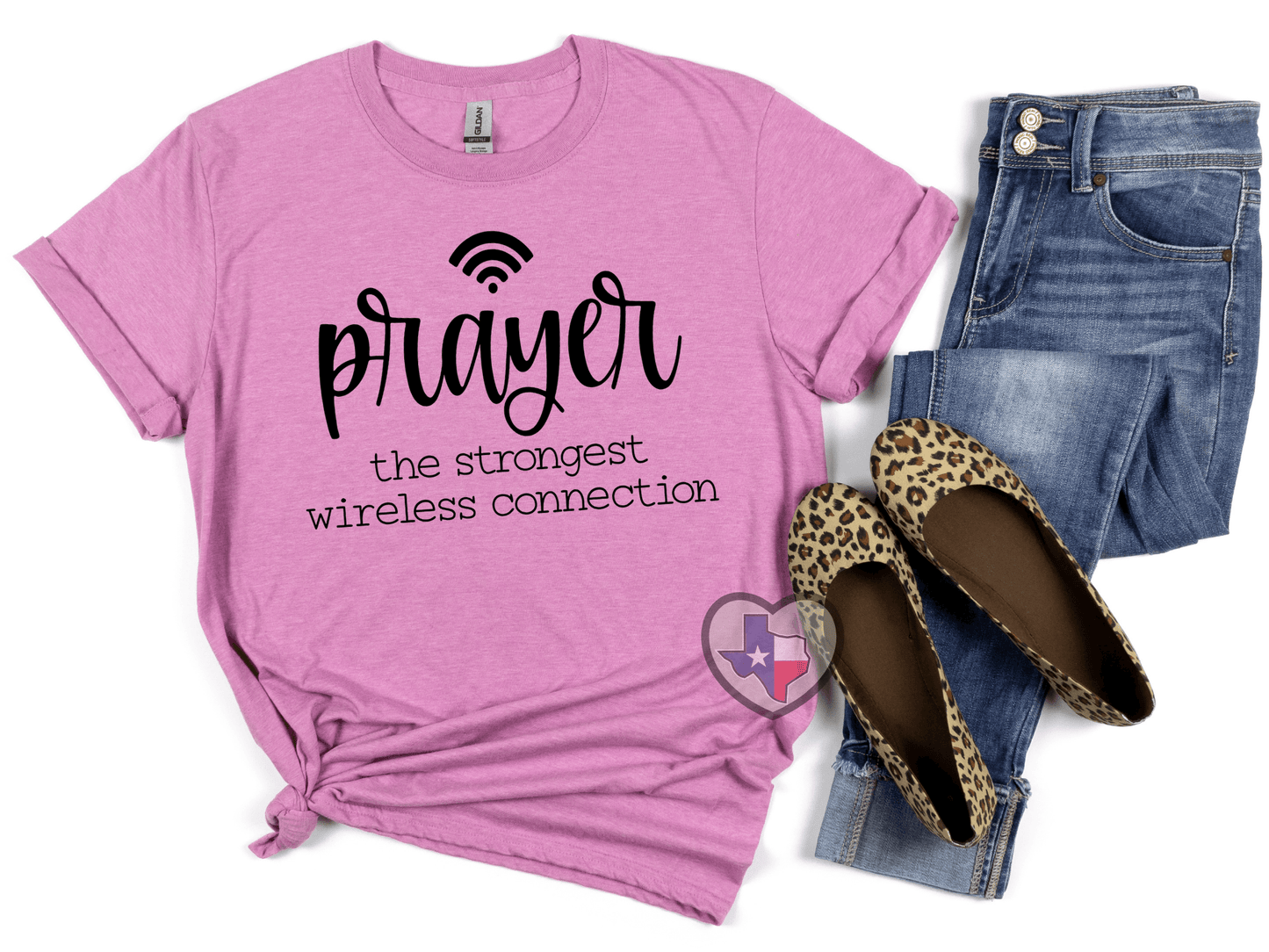 Prayer Wireless Connection - Texas Transfers and Designs