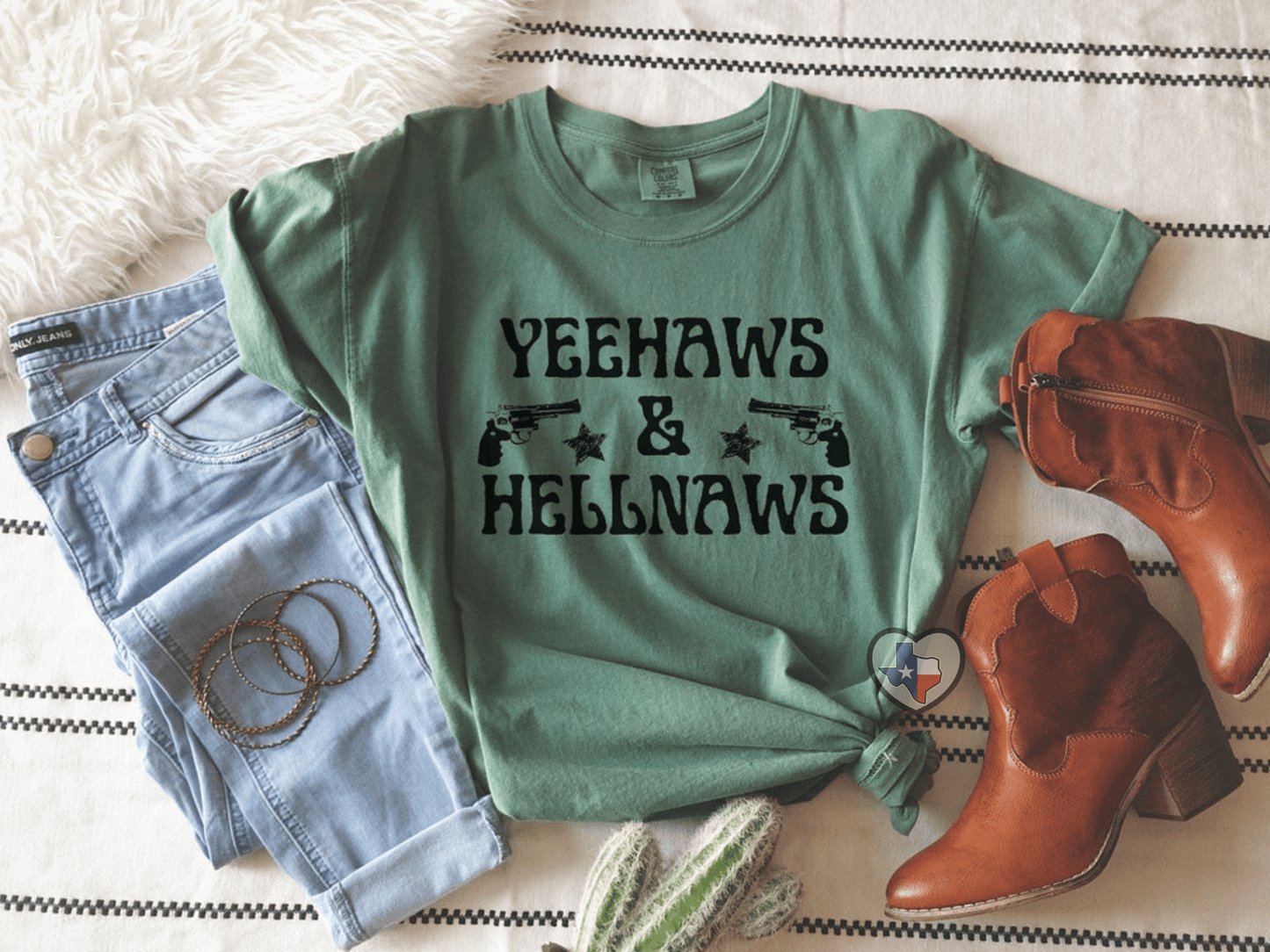 Yeehaws and Hellnaws - Texas Transfers and Designs