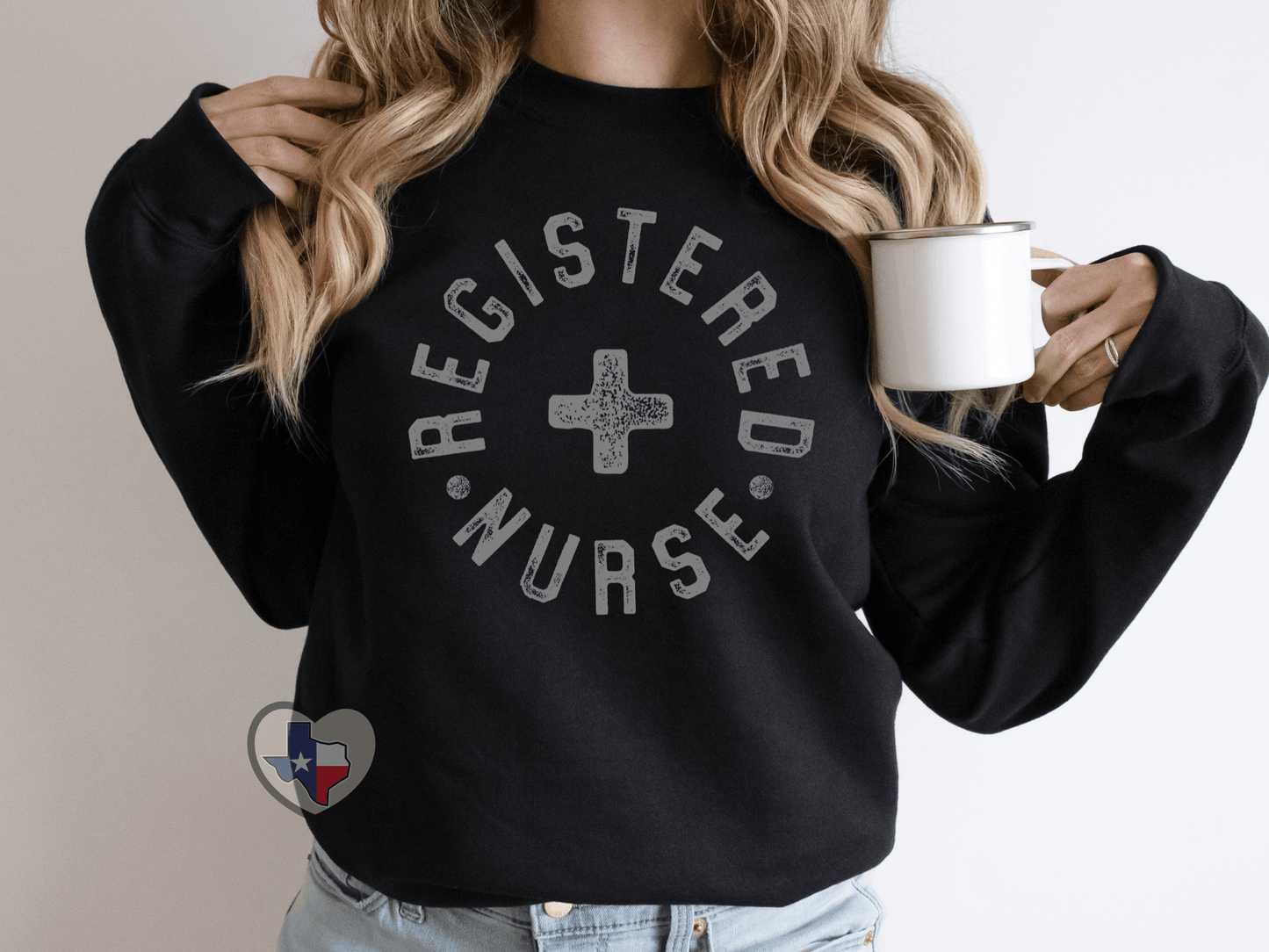 Registered Nurse (Grey) - Texas Transfers and Designs