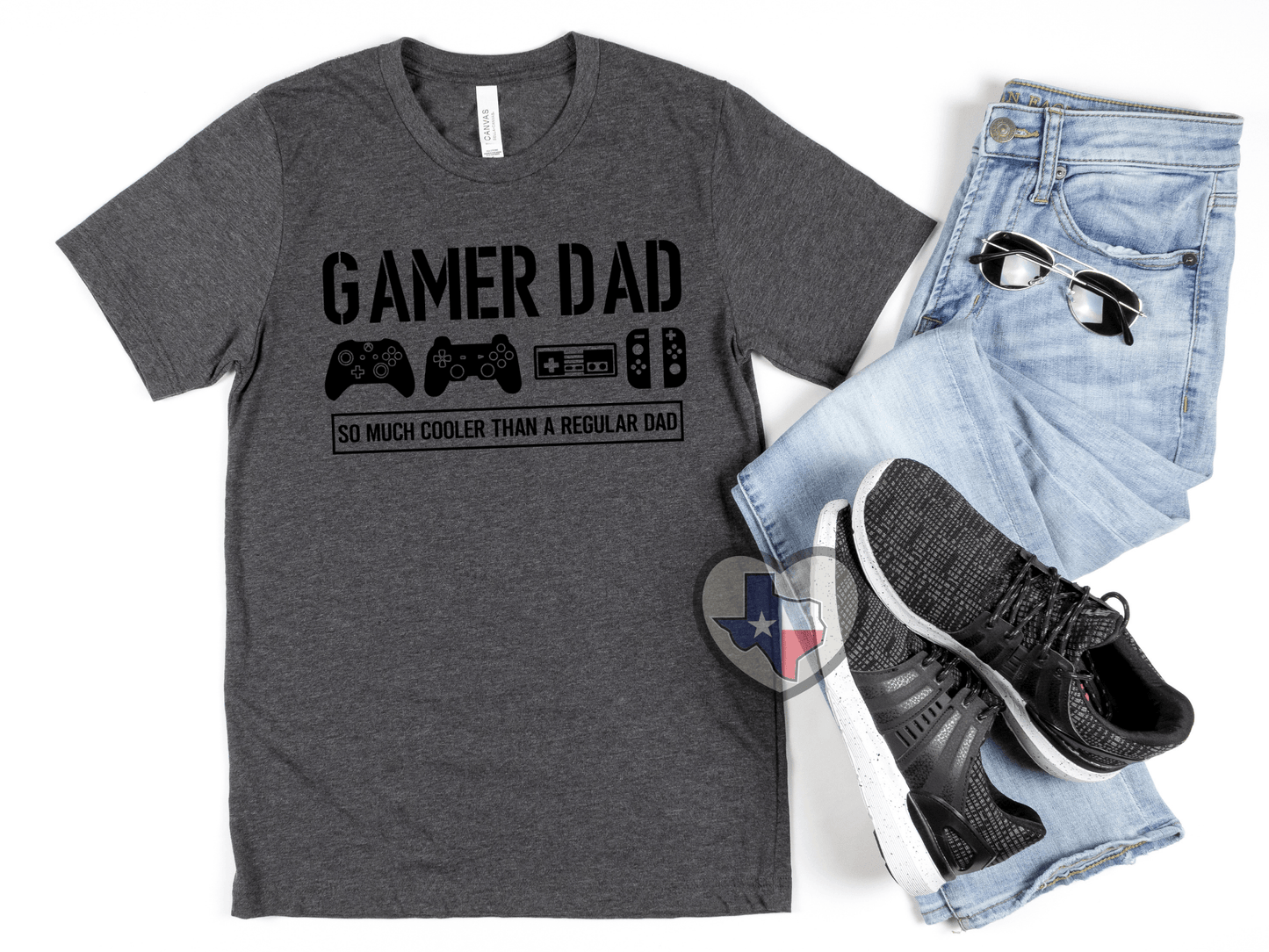 Gamer Dad - Texas Transfers and Designs