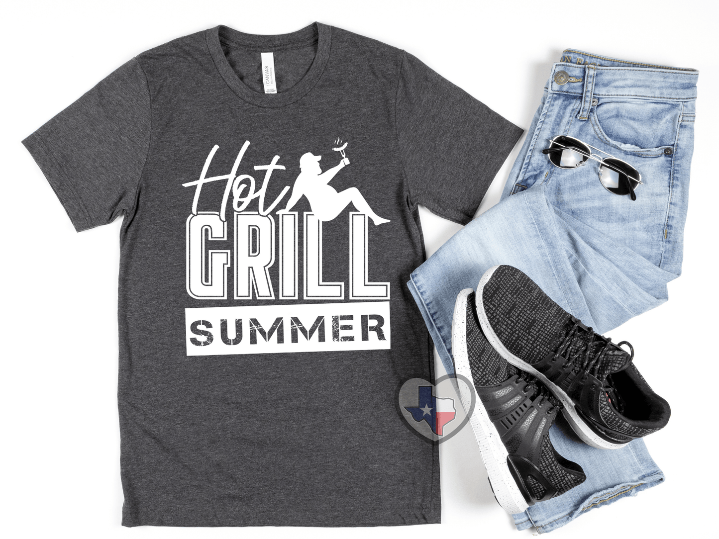 Hot Grill Summer - Texas Transfers and Designs