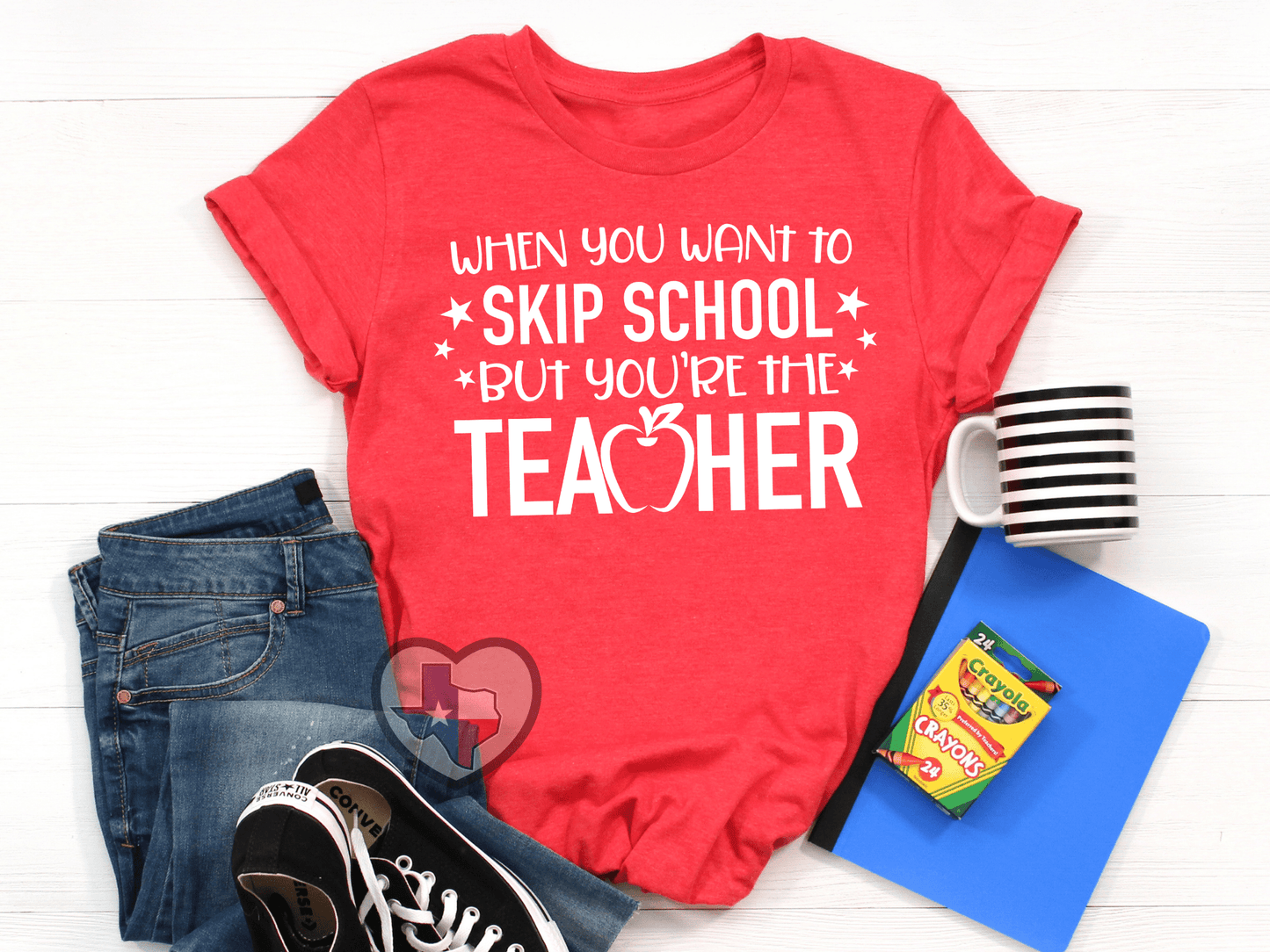 When You Want To Skip School - Texas Transfers and Designs