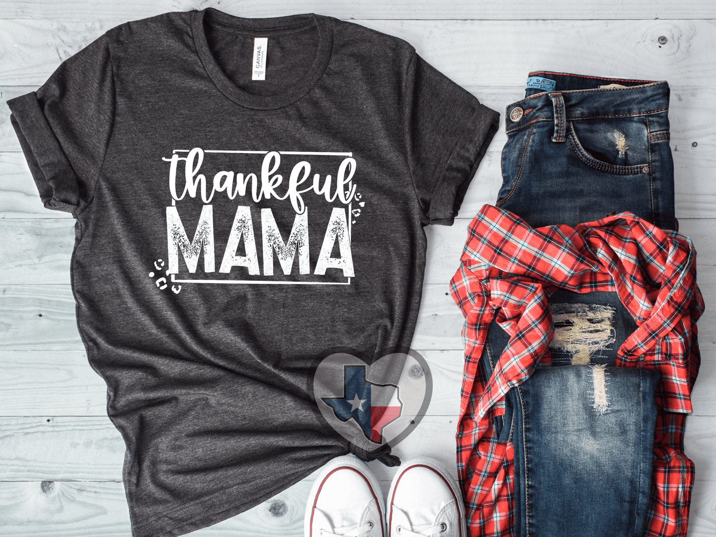 Thankful Mama - Texas Transfers and Designs