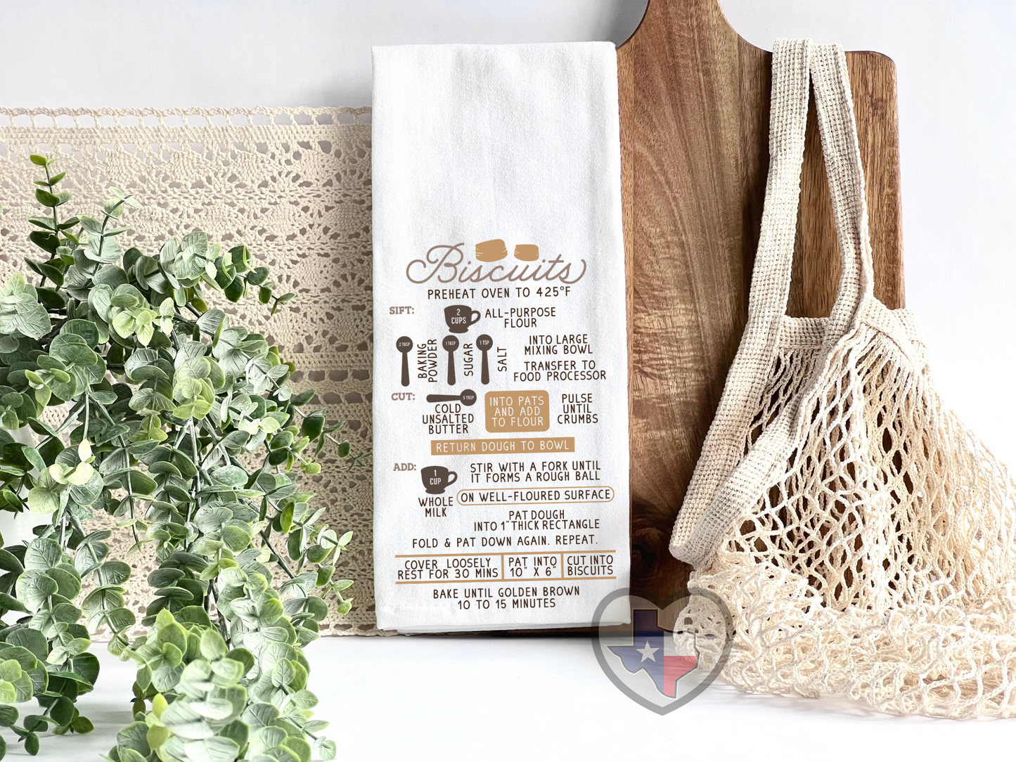 Biscuit Recipe DTF - Texas Transfers and Designs