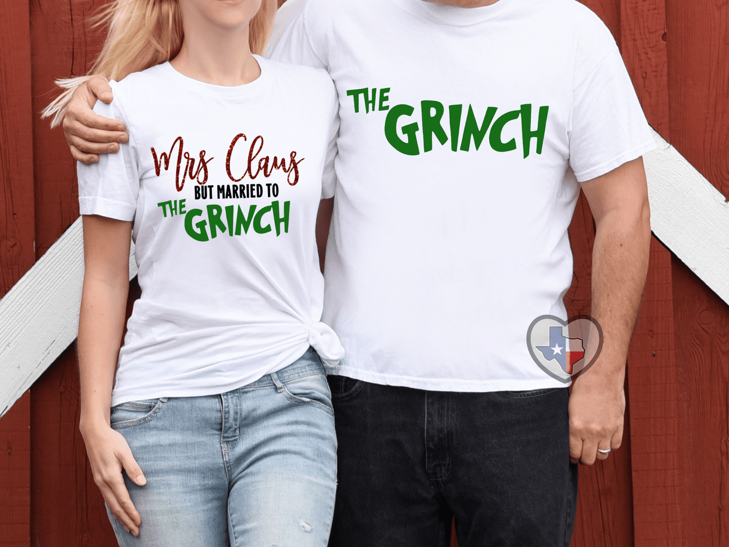 Mrs. Claus/Married SET DTF - Texas Transfers and Designs