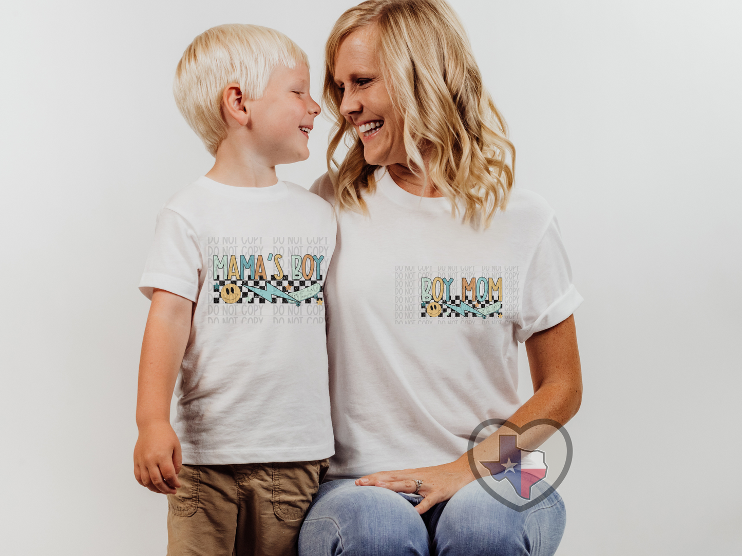 Boy Mom/Mama's Boy DTF - Texas Transfers and Designs