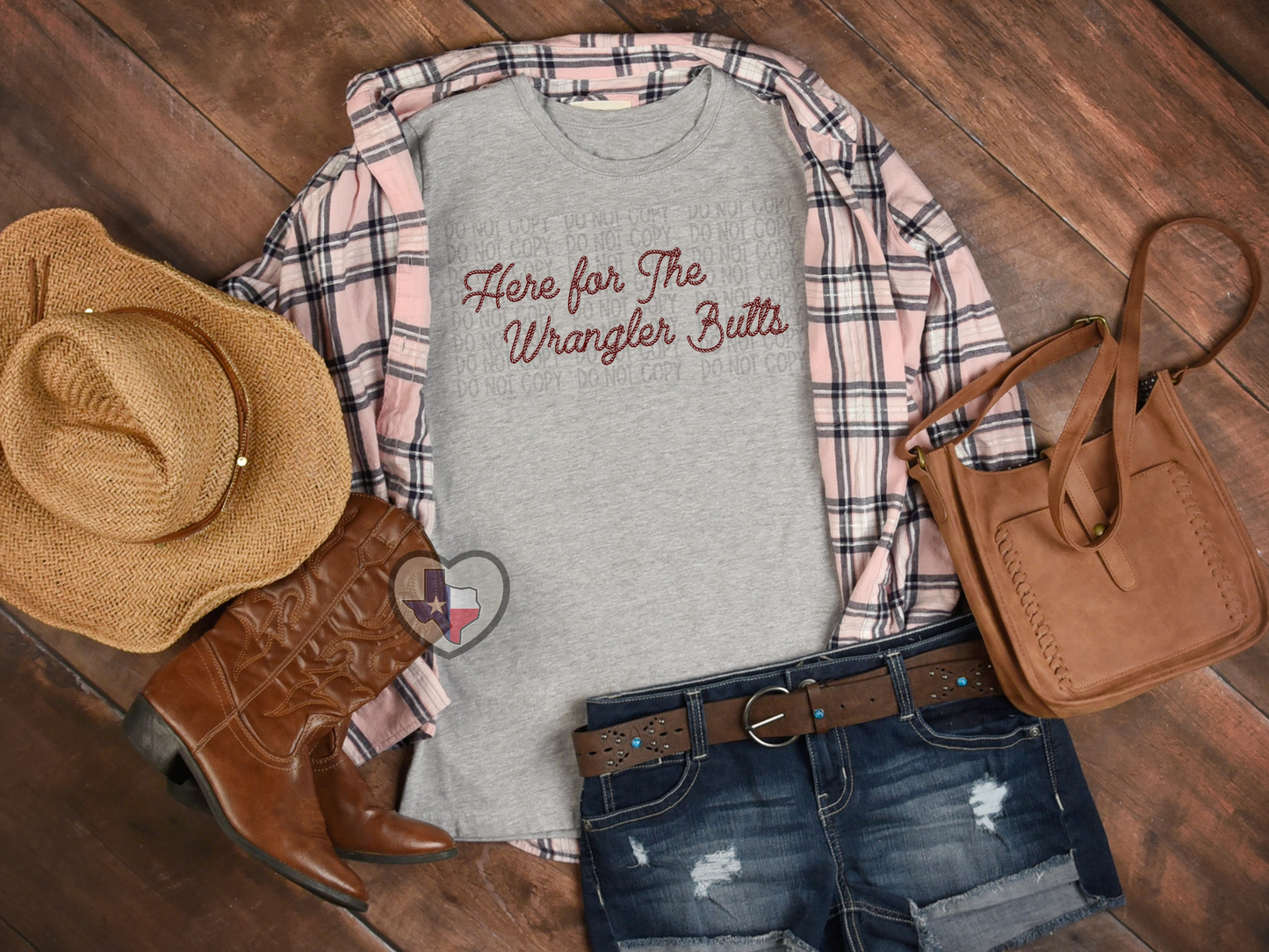 Here For the Wrangler Butts (BROWN)