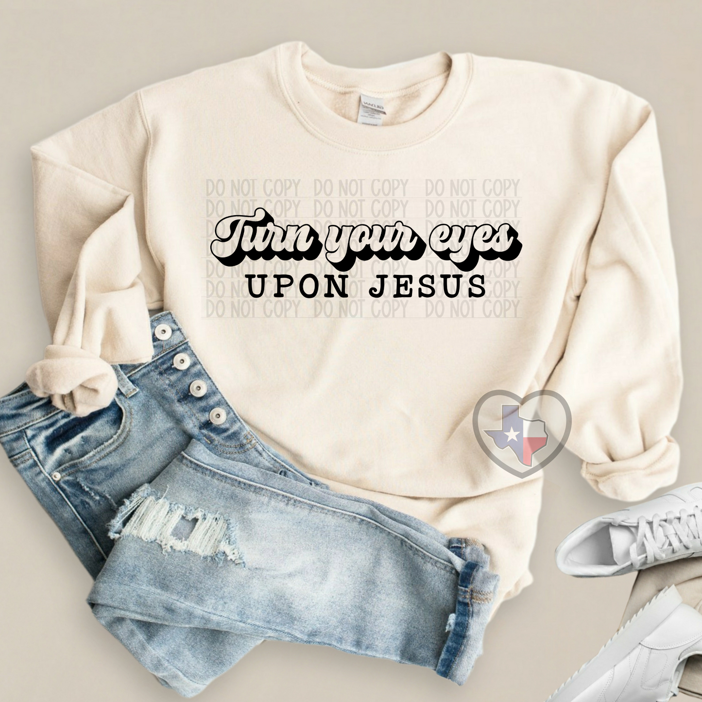 Turn Your Eyes Upon Jesus *EXCLUSIVE* - Texas Transfers and Designs