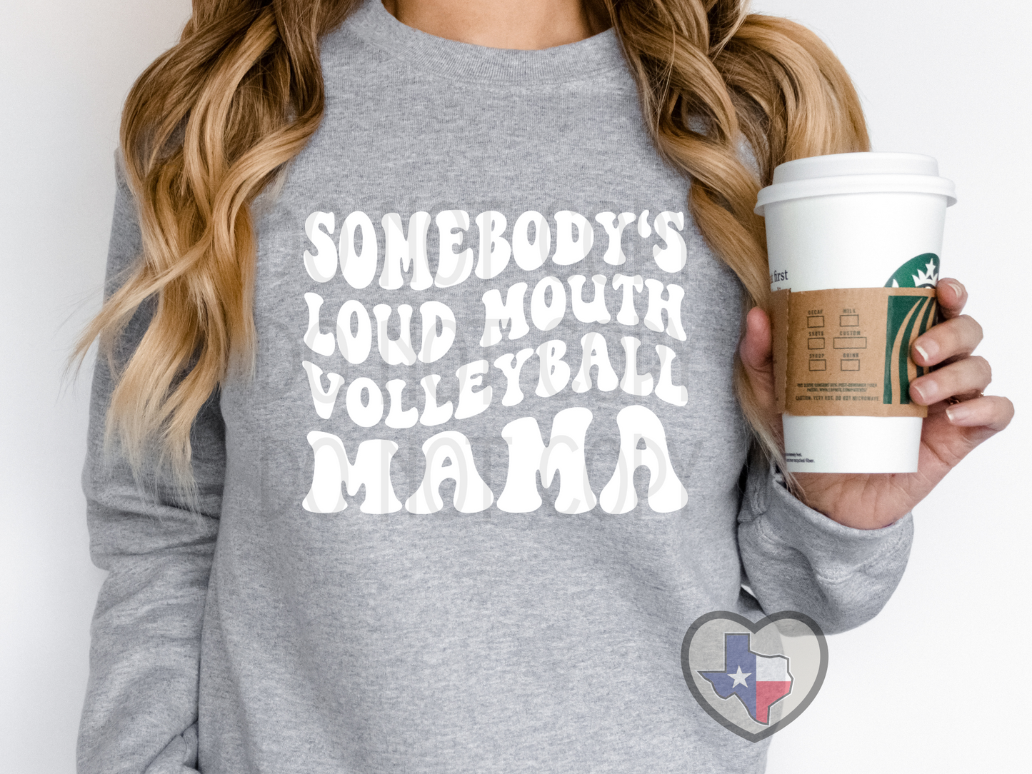 Loud Mouth Volleyball Mama - Texas Transfers and Designs