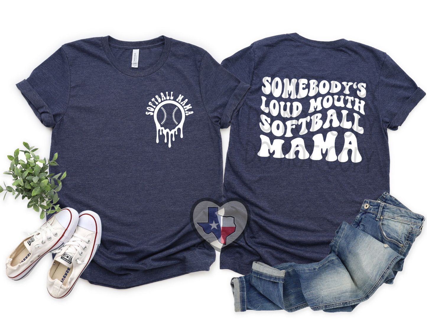 Loud Mouth Softball Mama