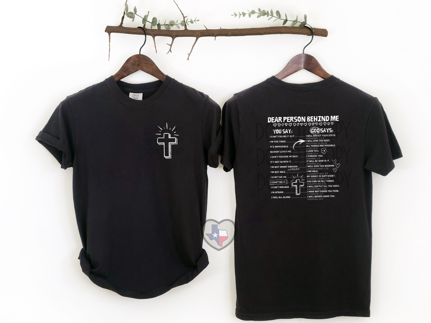 Dear Person Behind Me (Verses) - Texas Transfers and Designs