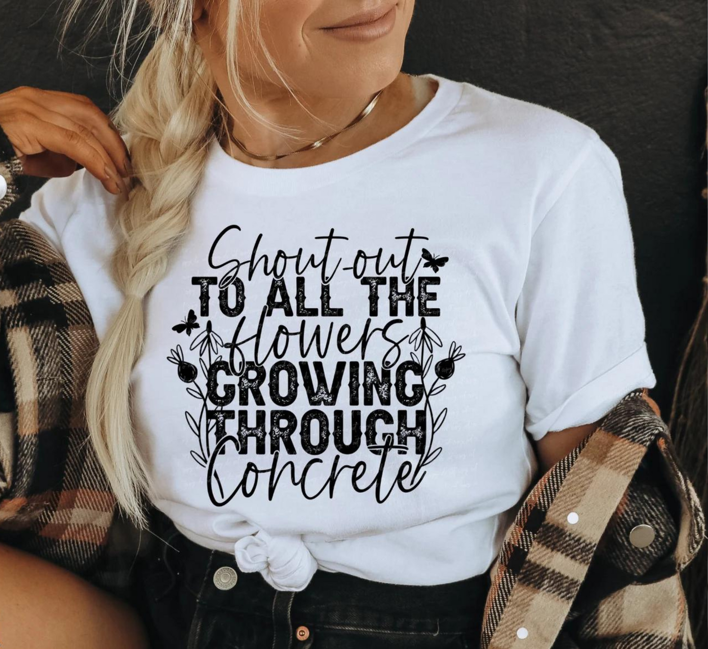 Shout Out/Flowers - Texas Transfers and Designs