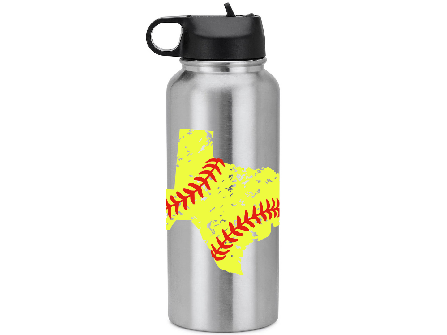 Texas Softball Sticker UV DTF - Texas Transfers and Designs